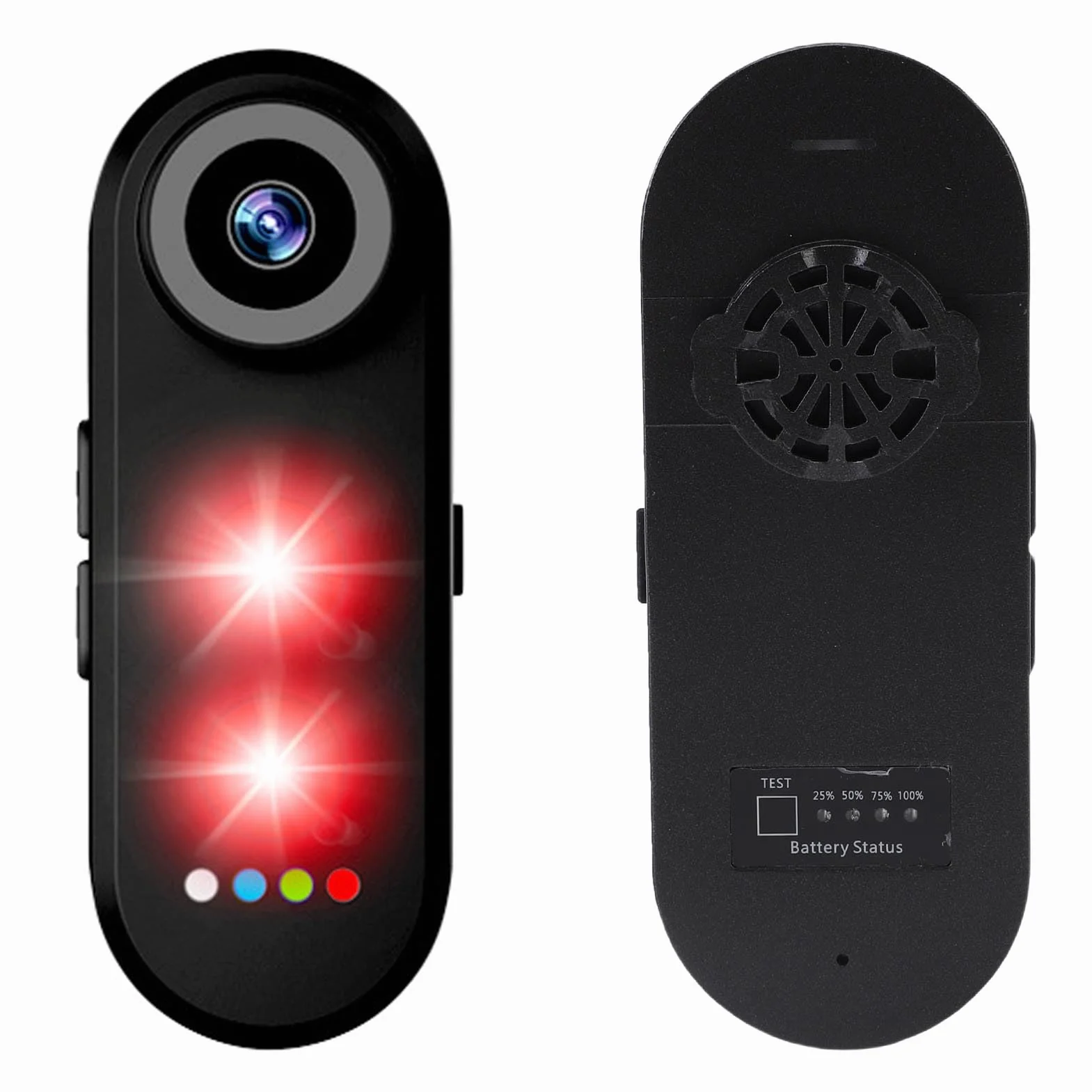 Camera da Ciclismo 1080p con Luce di Coda, Telecamera Posteriore in Bicicletta 1080p, Angolo di 140 ° Largo, IPX6, Registrazione del Loop, Supporto per App, per Montagna, Bici (64G)