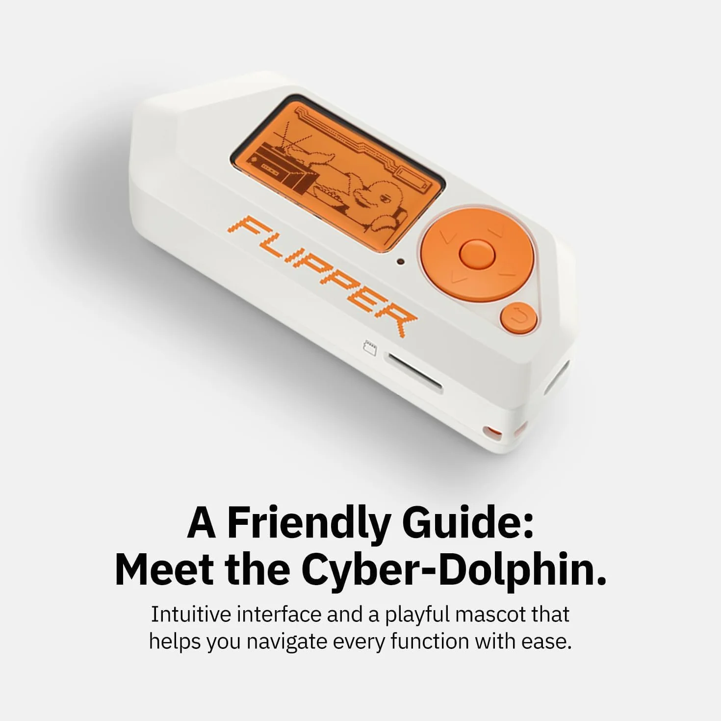 Flipper Zero — dispositivo multi-tool open source personalizzabile con RFID + NFC, infrarossi ed esplorazione segnali wireless per appassionati di tecnologia, bianco