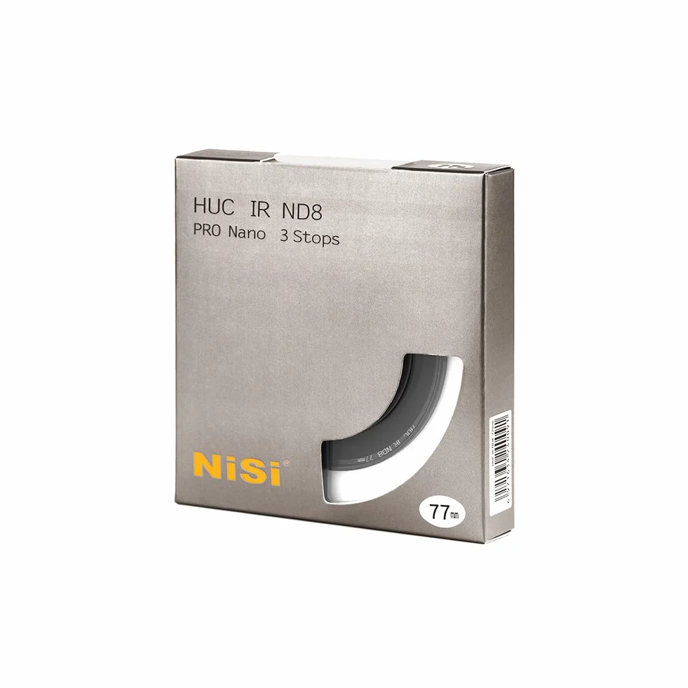 NiSi Filtro ND8 (3 Stop) 82mm PRO Nano HUC IR, Vetro Ottico, Ultra Sottile, Coating Resistente a Olio e Acqua