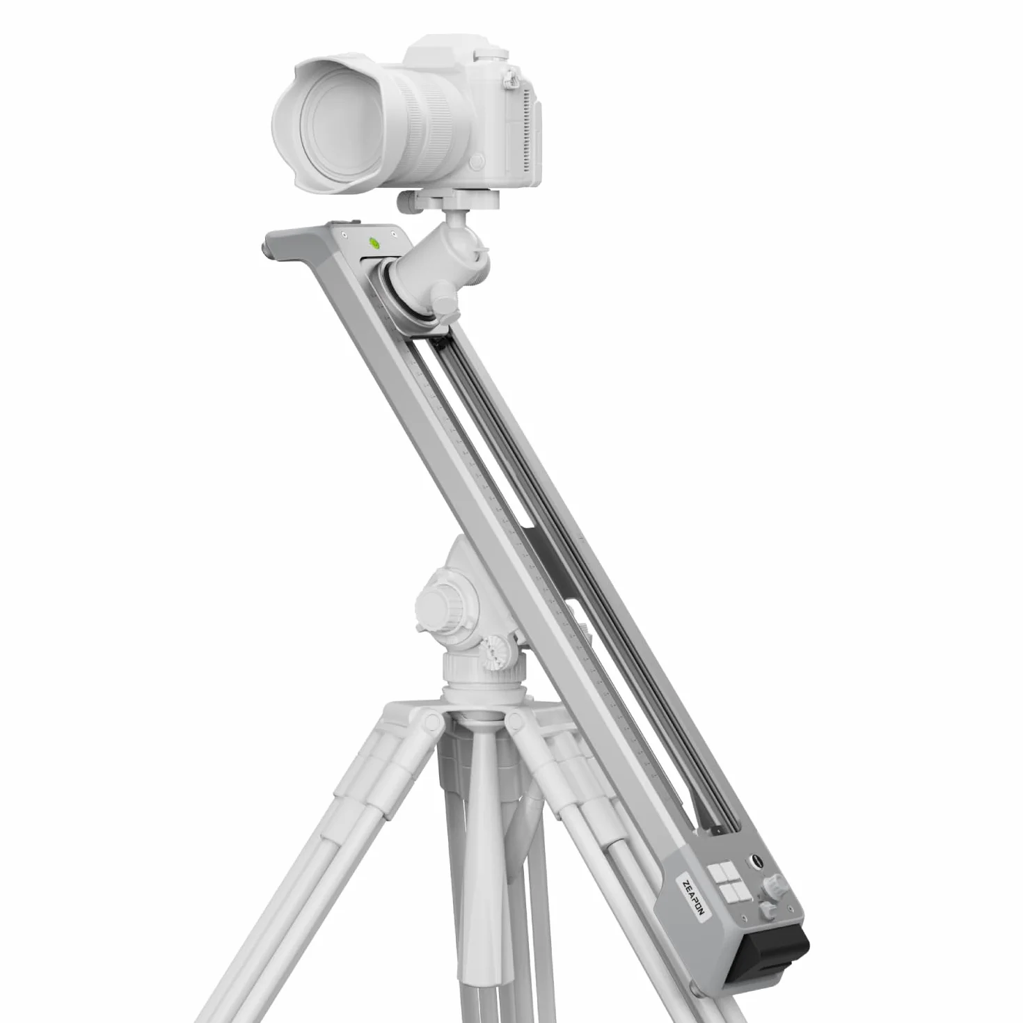 ZEAPON EVO D60 Slider per fotocamera motorizzata – 670 mm silenzioso Slider video elettrico per fotocamere DSLR/mirrorless e controllo velocità in tempo reale, regolazione punto AB