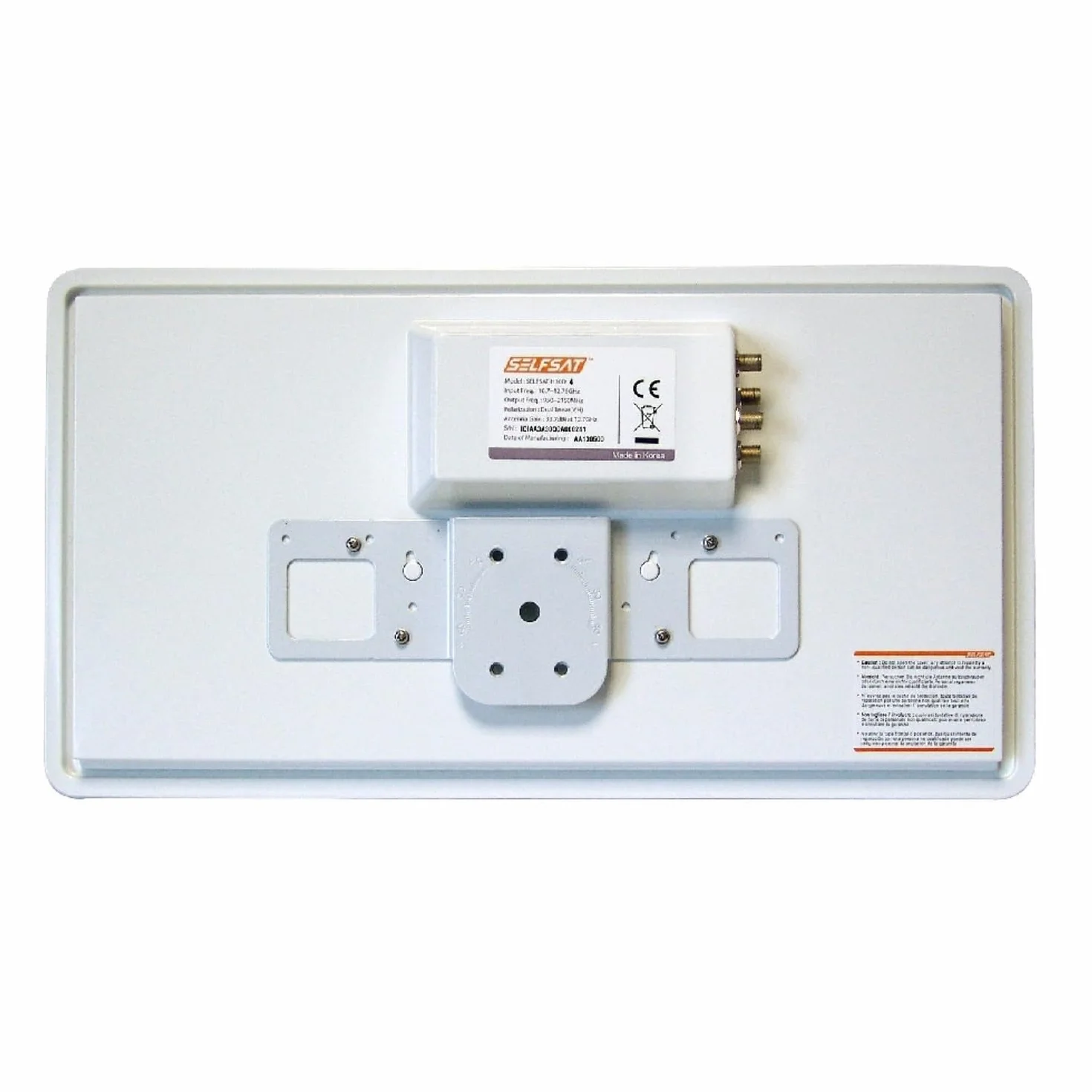 Selfsat H30D4 Flachantenne Mit Quad Lnb Für 4 Teilnehmer