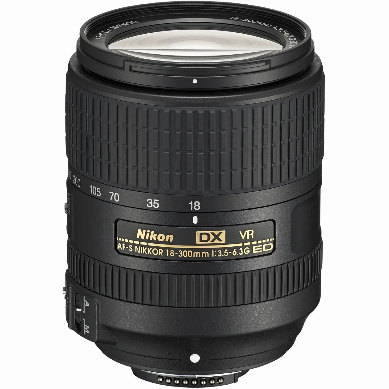 Nikon Obiettivo Nikkor AF-S DX 18-300 mm f/3.5-6.3G ED VR, Nero [Versione EU]