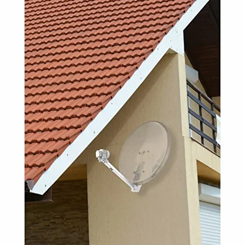 Antenna satellitare 60 Easy – Parabola trasparente 65 cm + LNB universale – guadagno 34,6 dB fattore di rumore 0,3 dB