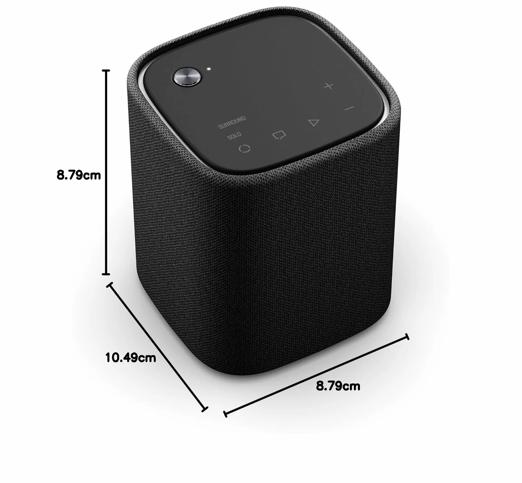 YAMAHA TRUE X 1A Speaker Portatile Wireless Bluetooth per Soundbar TRUE X BAR, con Design Impermeabile Resistente ad Acqua e Polvere IP67 e Clear Voice, fino a 12 h di Autonomia, Nero