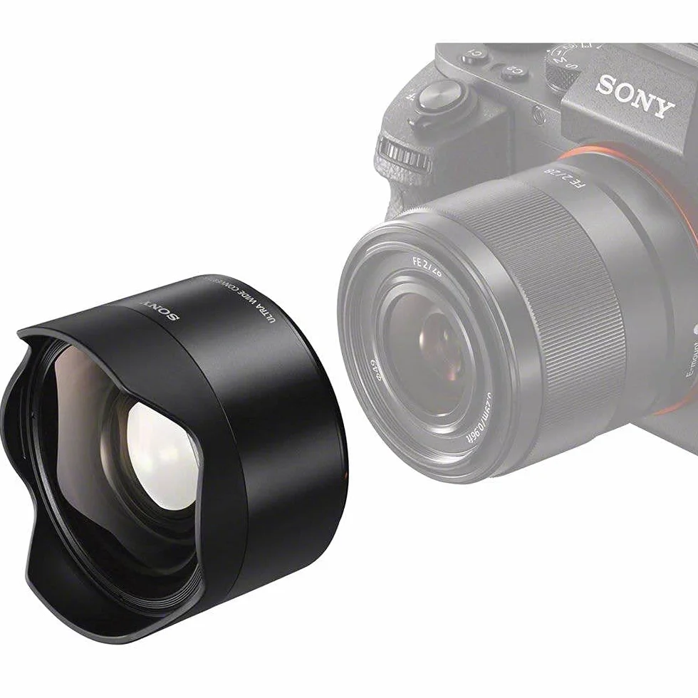 Sony SEL-075UWC Convertitore Ultragrandangolare per Sony SEL-28F20, Mirrorless Full-Frame, Attacco E, SEL075UWC
