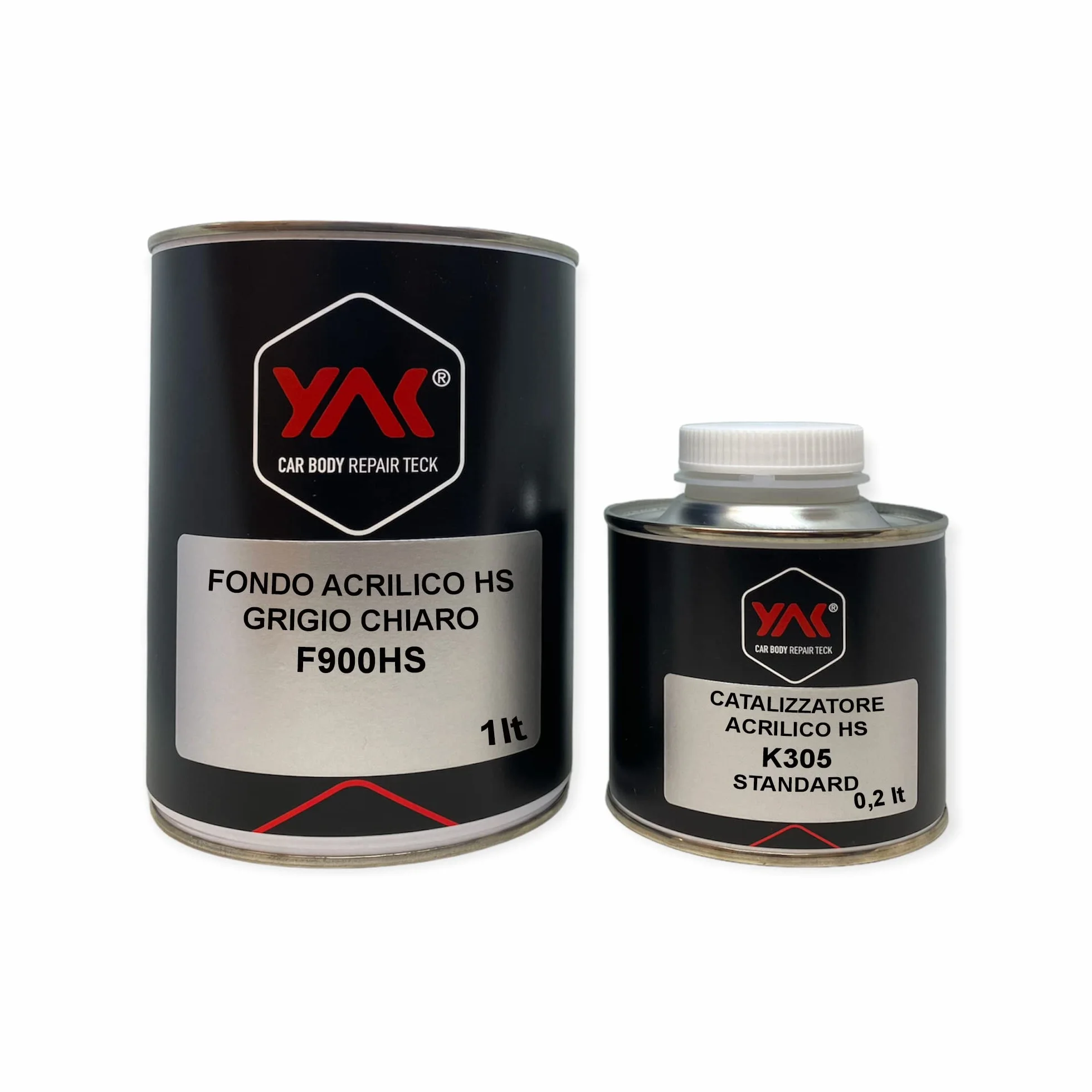 Fondo Acrilico 5:1 LT.1 Ultra rapido AirDry Grigio Chiaro Catalizzatore Basso Voc 2K
