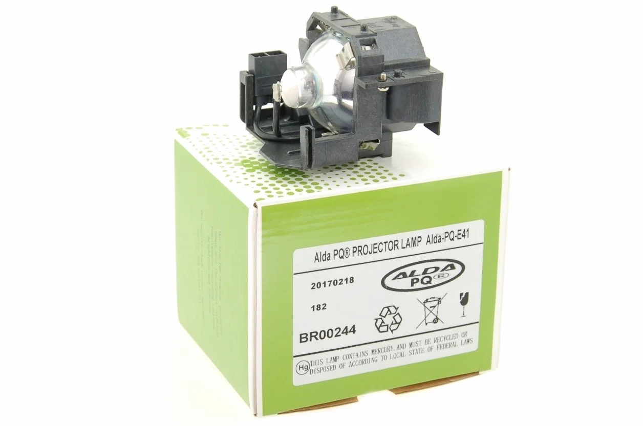 Premium, Lampada per proiettori compatibile con EPSON EB-S62, EB-X6, EB-X62, EH-TW420, EMP-S5, EMP-S52, EMP-X5, EMP-X52, H284B, V13H010L41, ELPLP41, Lampada con alloggiamento