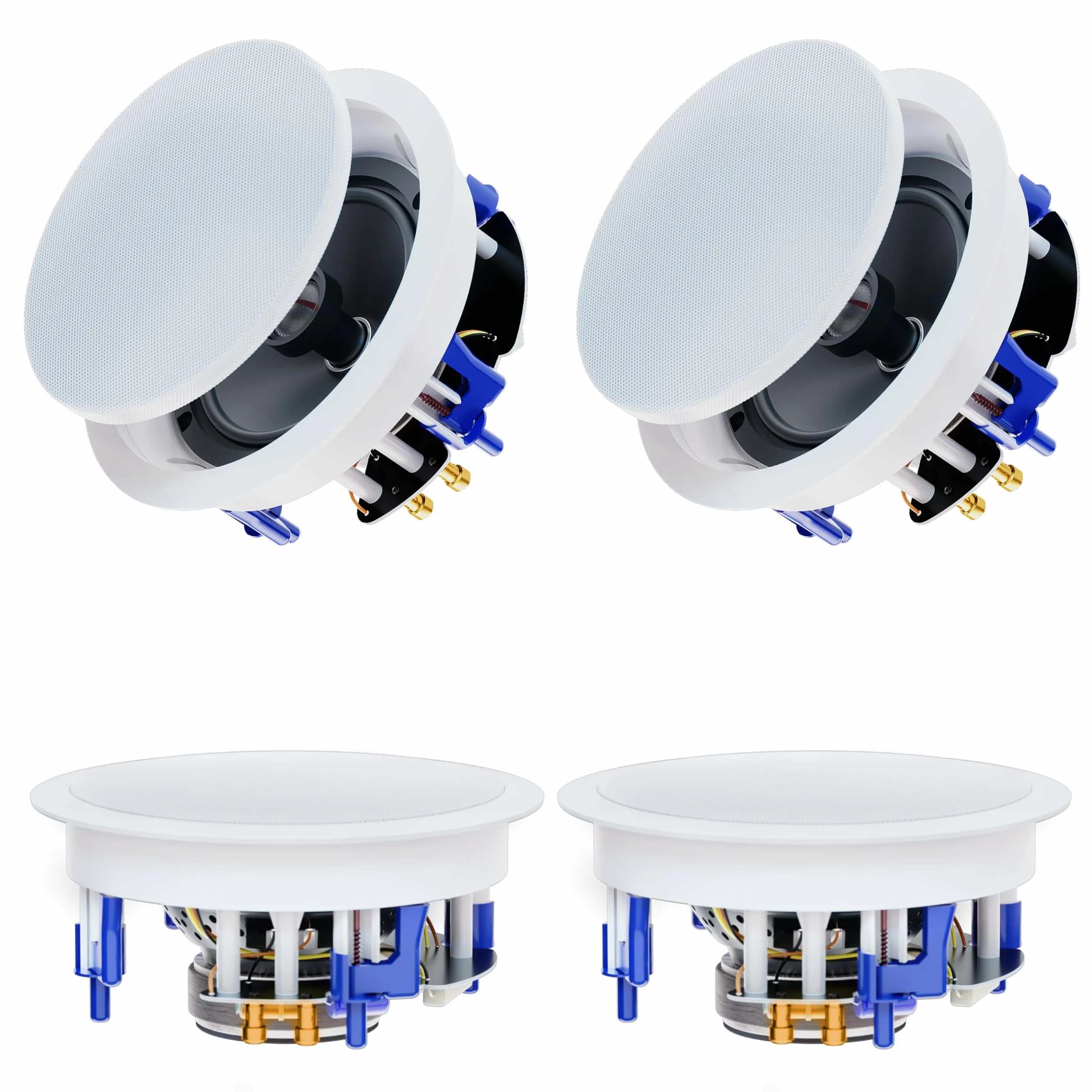 Herdio 4 Pollice 2 Way Built-in Montaggio Soffitto Altoparlanti Bluetooth