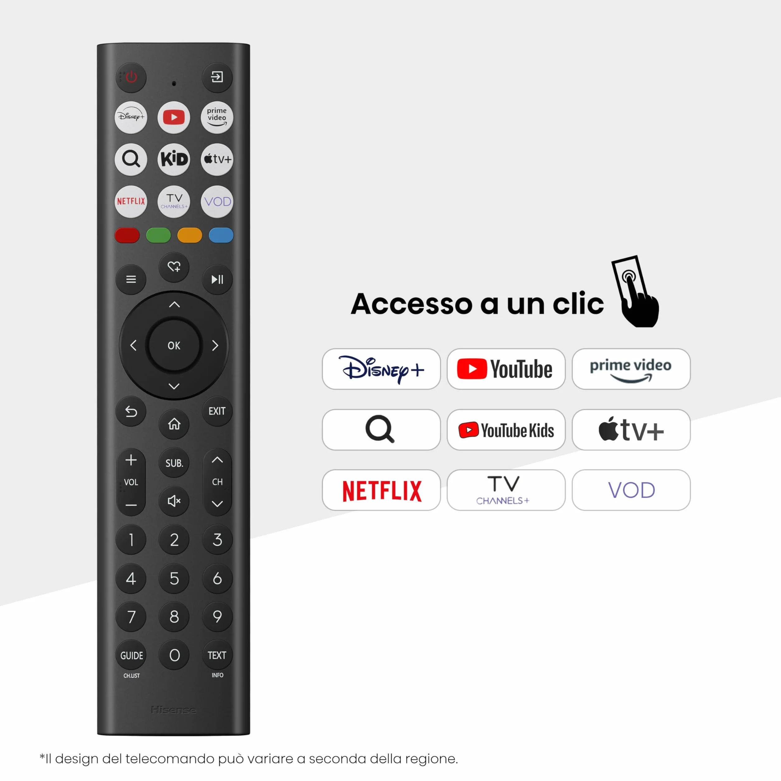 Hisense TV 32" HD Ready 2025 32E41QT, Smart TV VIDAA U8, Airplay2, Game Mode, Works with Alexa, Tuner DVB-T2/S2 HEVC 10, lativù, 32'', 2025 LED