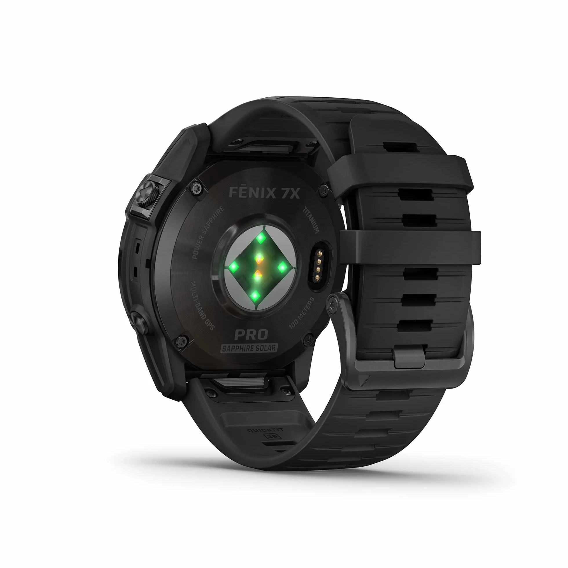 Garmin fēnix 7X Pro Solar, Smartwatch, Ricarica solare, 51mm, Torcia LED, Touchscreen 1,4", +30 Sport, GNSS multi-band, SpO2, Mappe, Musica, Autonomia 37 giorni (Slate Gray & Black) (Ricondizionato)