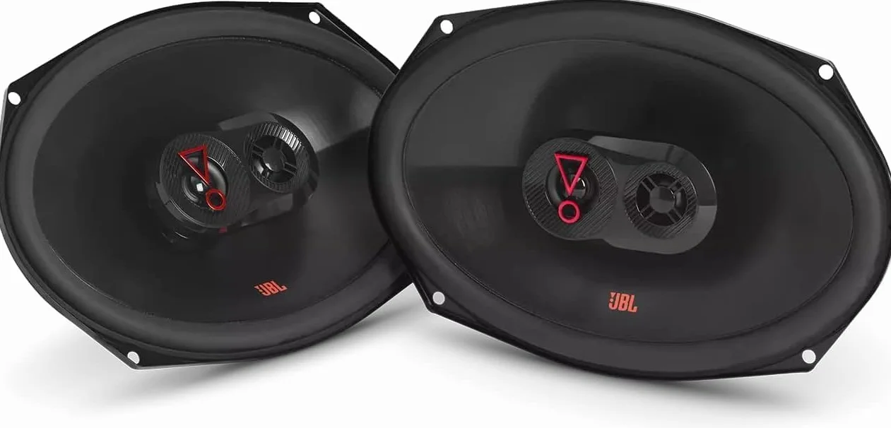 JBL Stage3 9637F - 3-Vie Casse Auto Set di Harman Kardon Senza Griglia - 375 Watt impianto stereo ovale Altoparlanti da 16.5 x 23 cm | 6x9" pollici