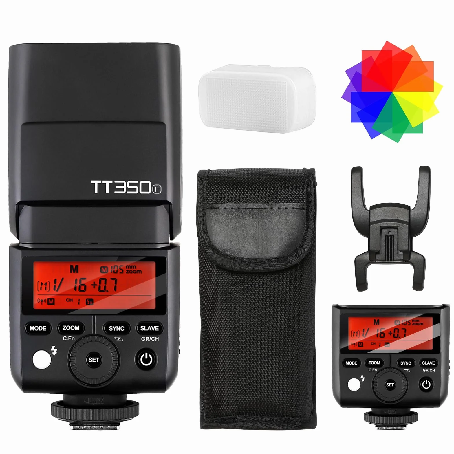 Godox TT350F Mini portatile Speedlite Fotocamera per Fujifilm 2.4G Wireless X System 1/8000s TTL HSS Mini Batteria Ricaricabile 2000mAH 0.1~2.2s Riciclaggio Riguardare X-Pro2 X-T20 X-T2 X-T1