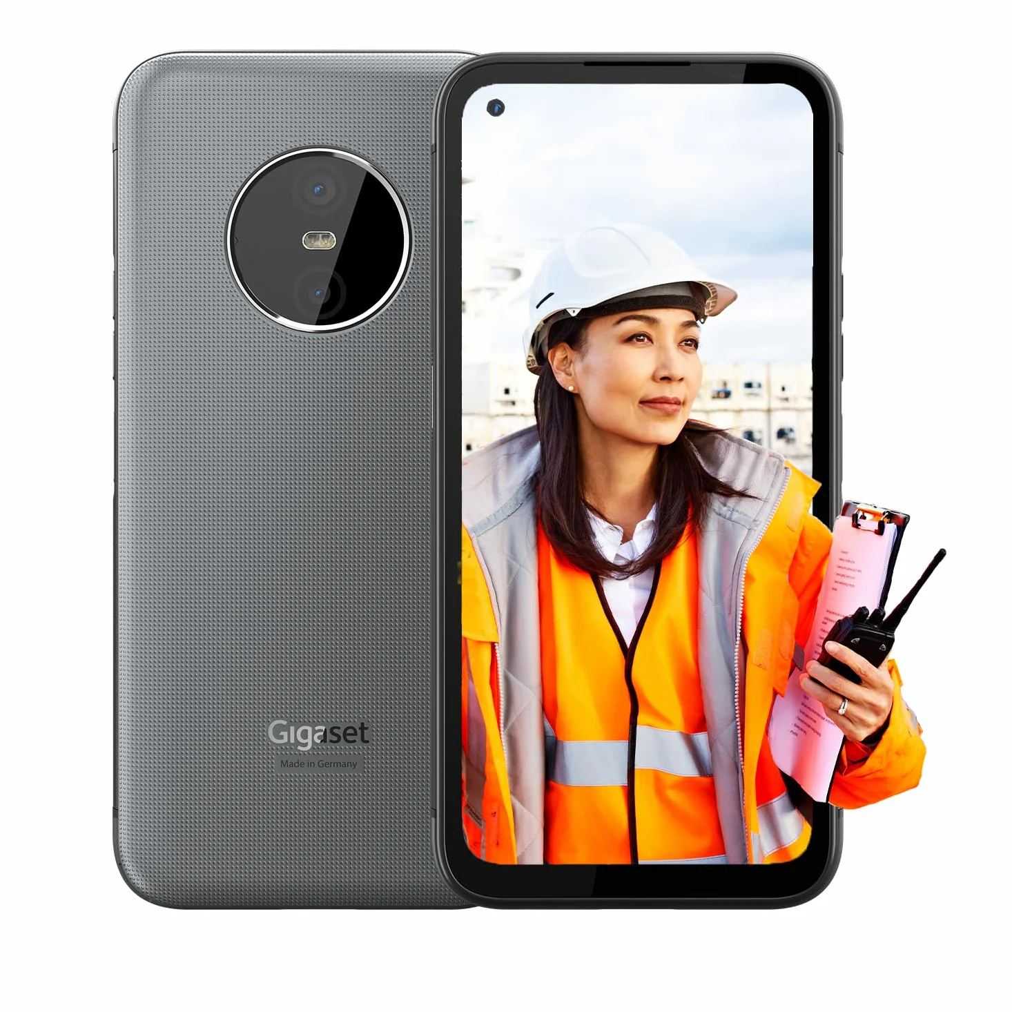 Gigaset GX6 PRO lo smartphone 5G rugged per il tuo business -impermeabile e antipolvere IP68, standard militare - display 6,6" FHD+, 128GB+8GB RAM, 400 ore in standby - Capacità di Android 14, grigio