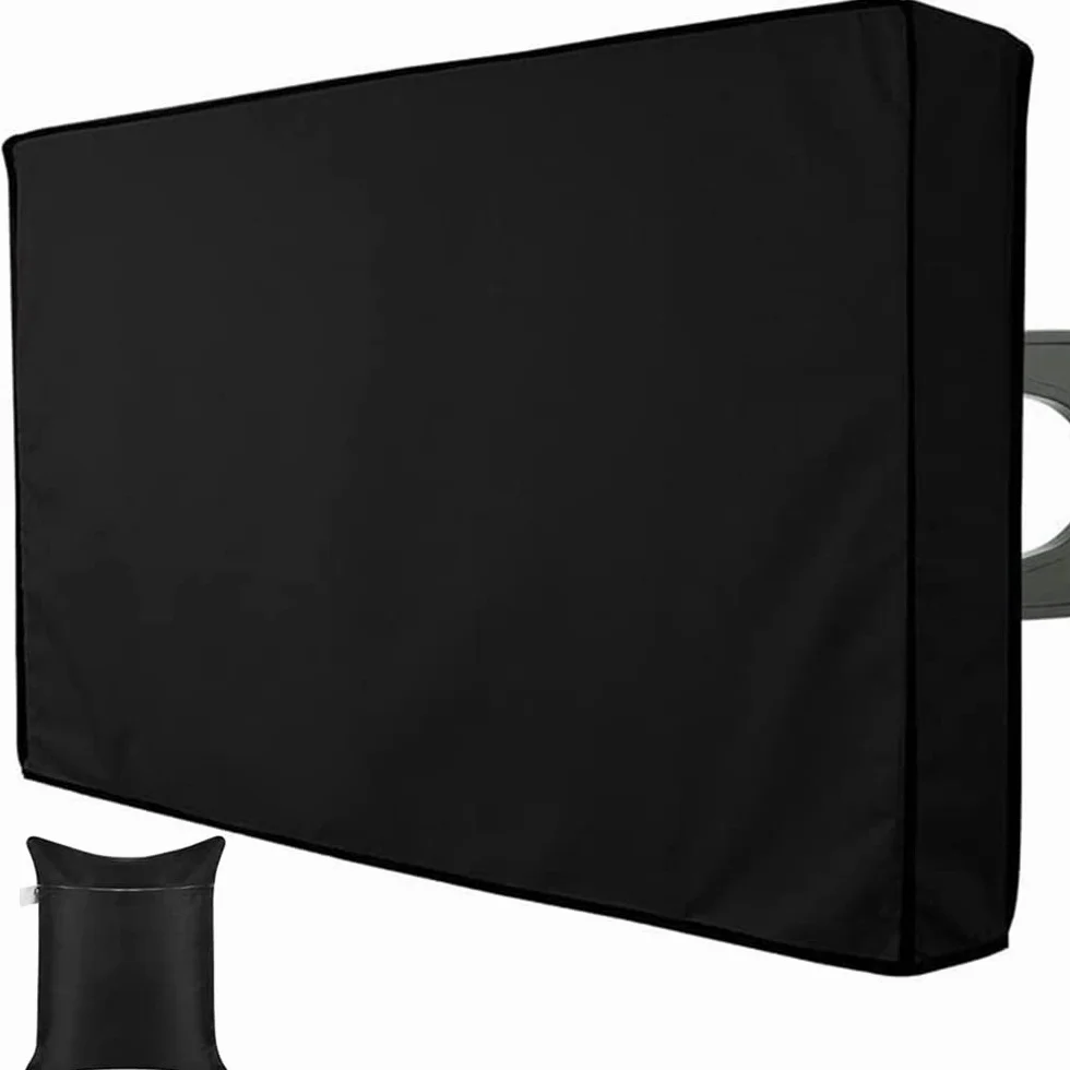 Copertura per TV da esterni 55-58 pollici, tessuto Oxford 600D impermeabile antipolvere anti UV