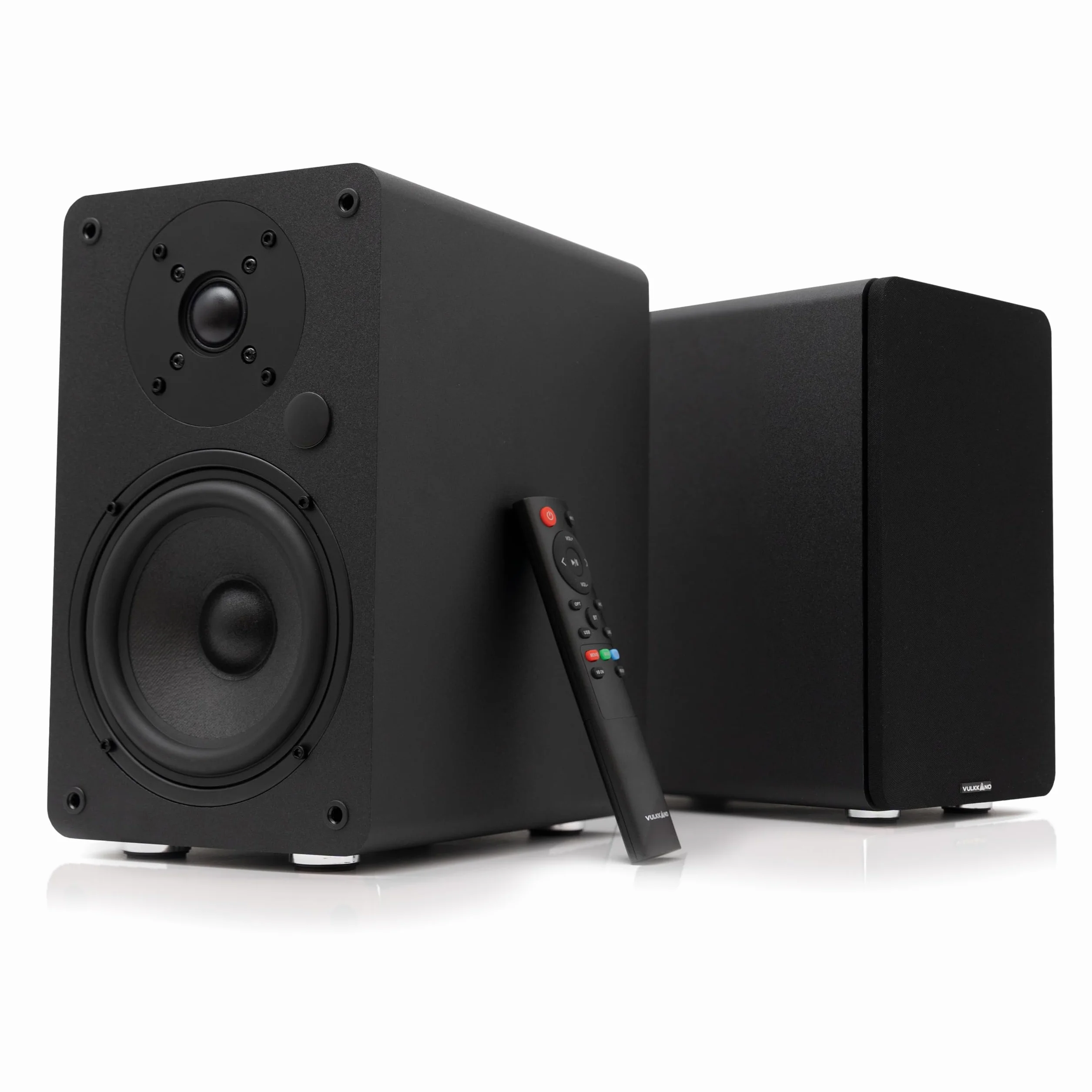 VULKKANO A5 ARC Cassa Amplificata Woofer 5,25" Bluetooth 5.0 HDMI ARC Nero