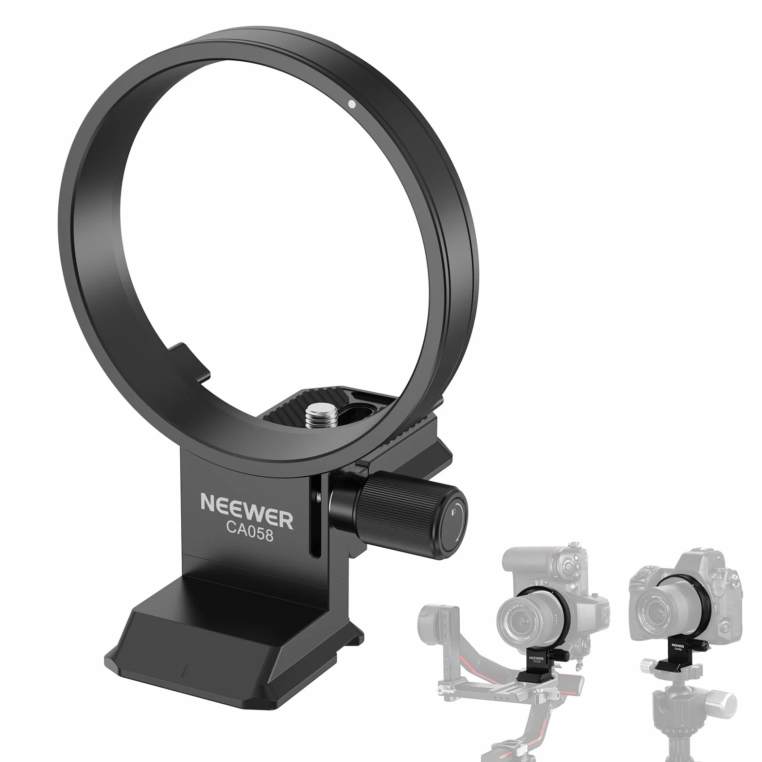 Neewer Piastra di montaggio girevole per Nikon Z8 Z7 II Z6II Z5 FTZII, adattatore veloce da orizzontale a verticale per treppiede per fotocamera compatibile con DJI RS 3/2 e sistema di sgancio
