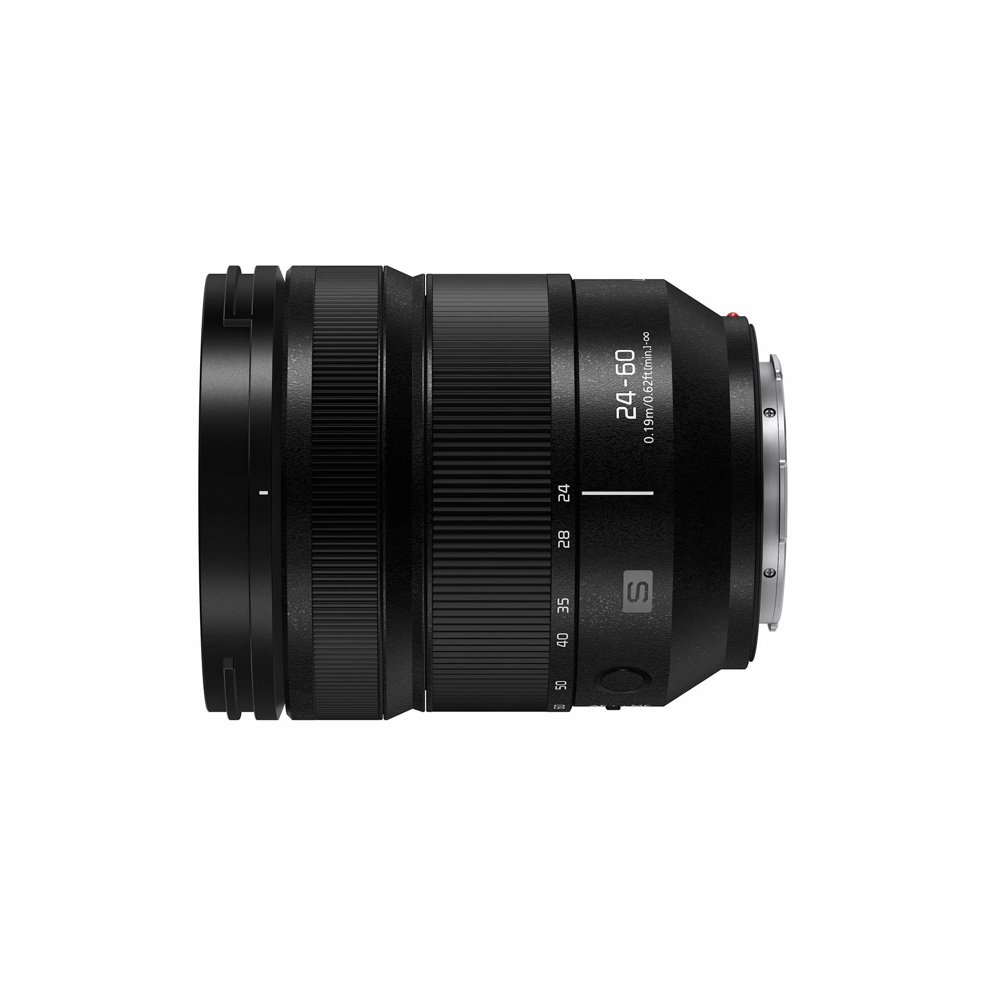 Panasonic LUMIX S Obiettivo 24-60mm, Montatura L, Obiettivo a Diaframma Costante F2.8 per Fotocamera Mirrorless Full Frame, Nero