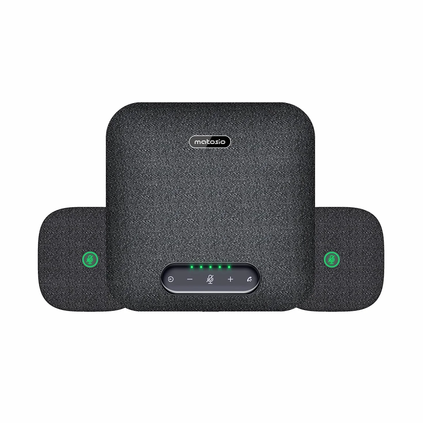 Octopus Pro Altoparlante e Microfono per Conferenza USB Wireless, Altoparlante per Conferenza con 2 Microfoni di Estensione per Pickup Vocale 8 Metri, Per Sala Conferenze