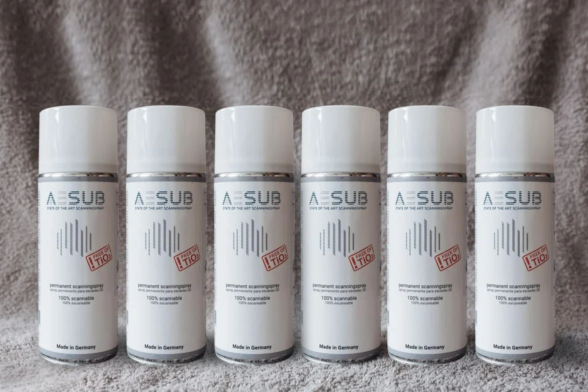 AESUB Scanning spray BIANCO 400ml confezione da 6 lattine
