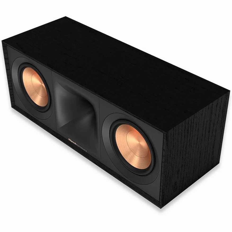 Klipsch R-50C Black (unità) - Altoparlante centrale nero per Home Cinema - 100W/400W - 8 Ohm