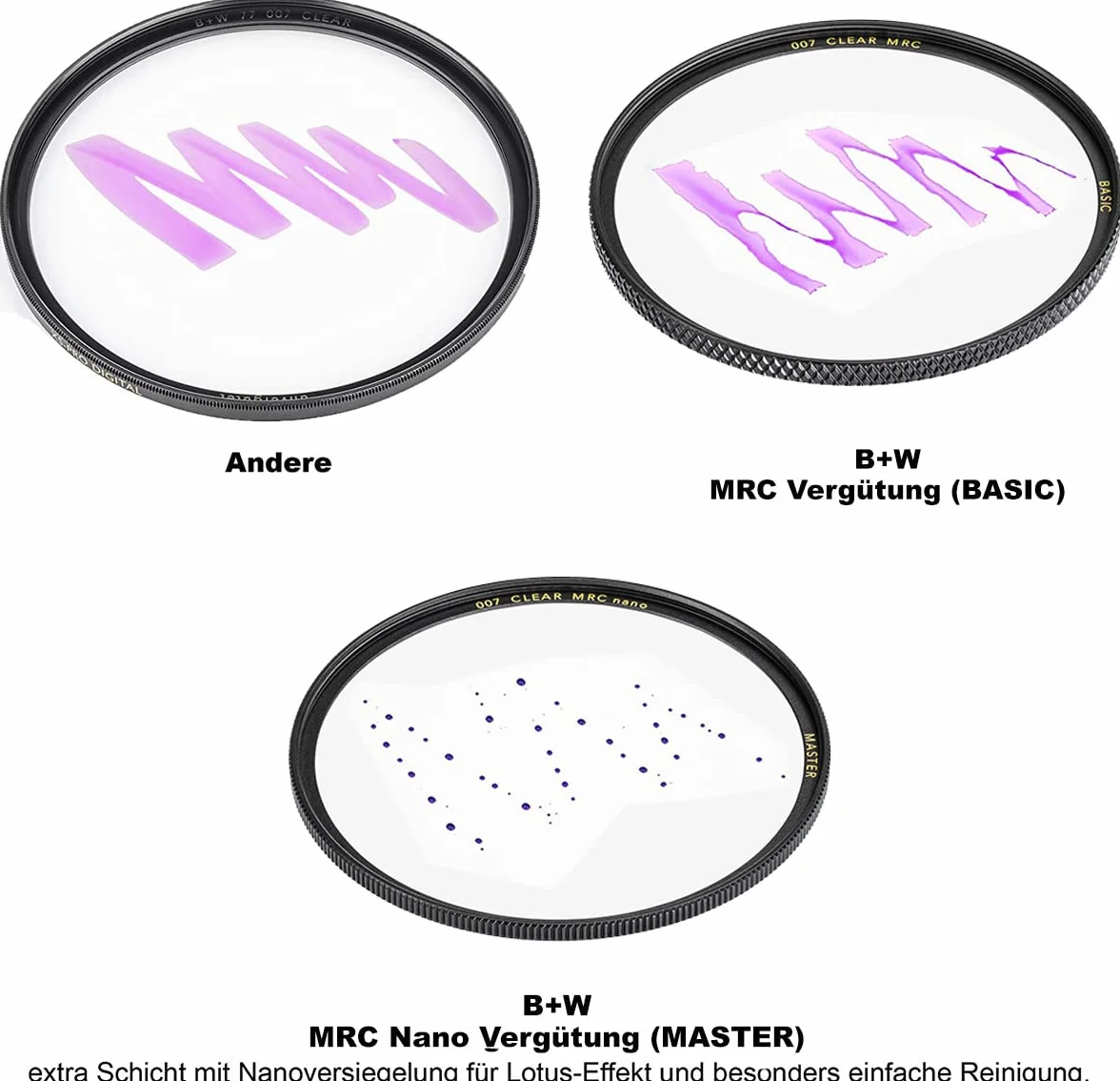 B+W Master Clear Filter MRC Nano 67mm - Sostituisce XS-Pro 66-1066109