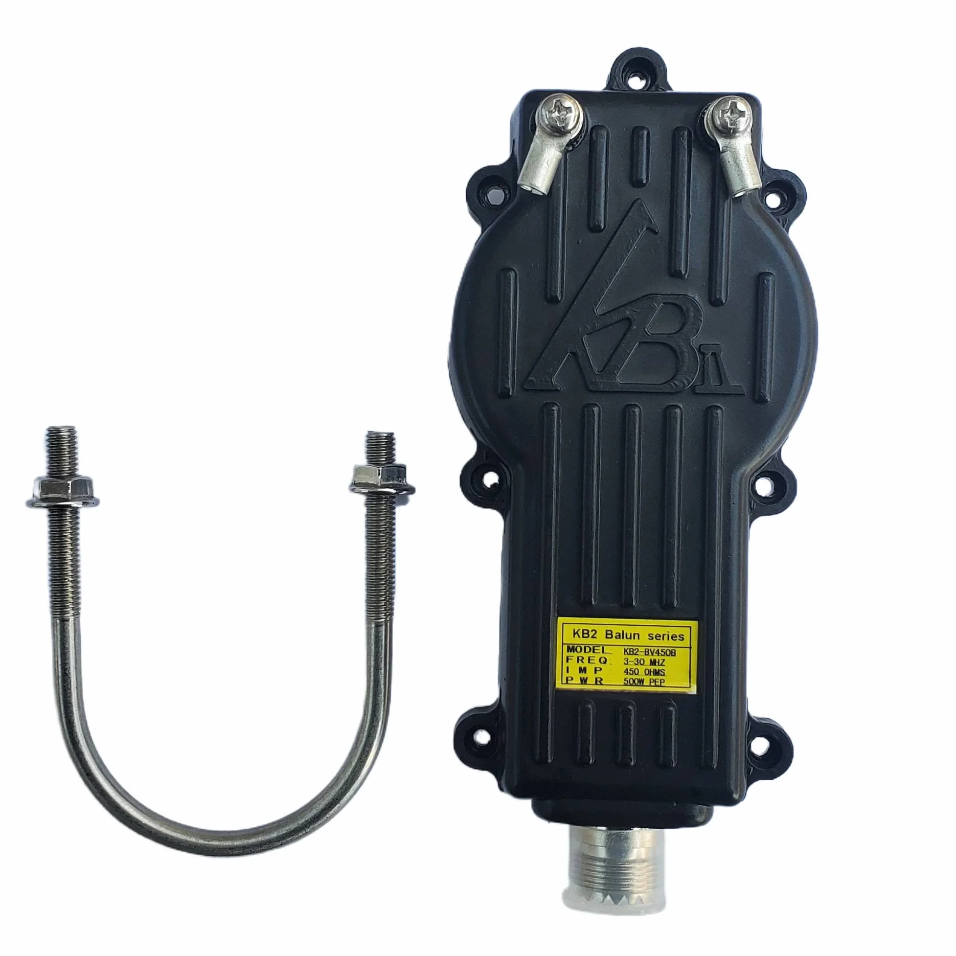Balun 9:1 3-30 MHz 500 Watt Nero per antenna radio amatoriale esterno