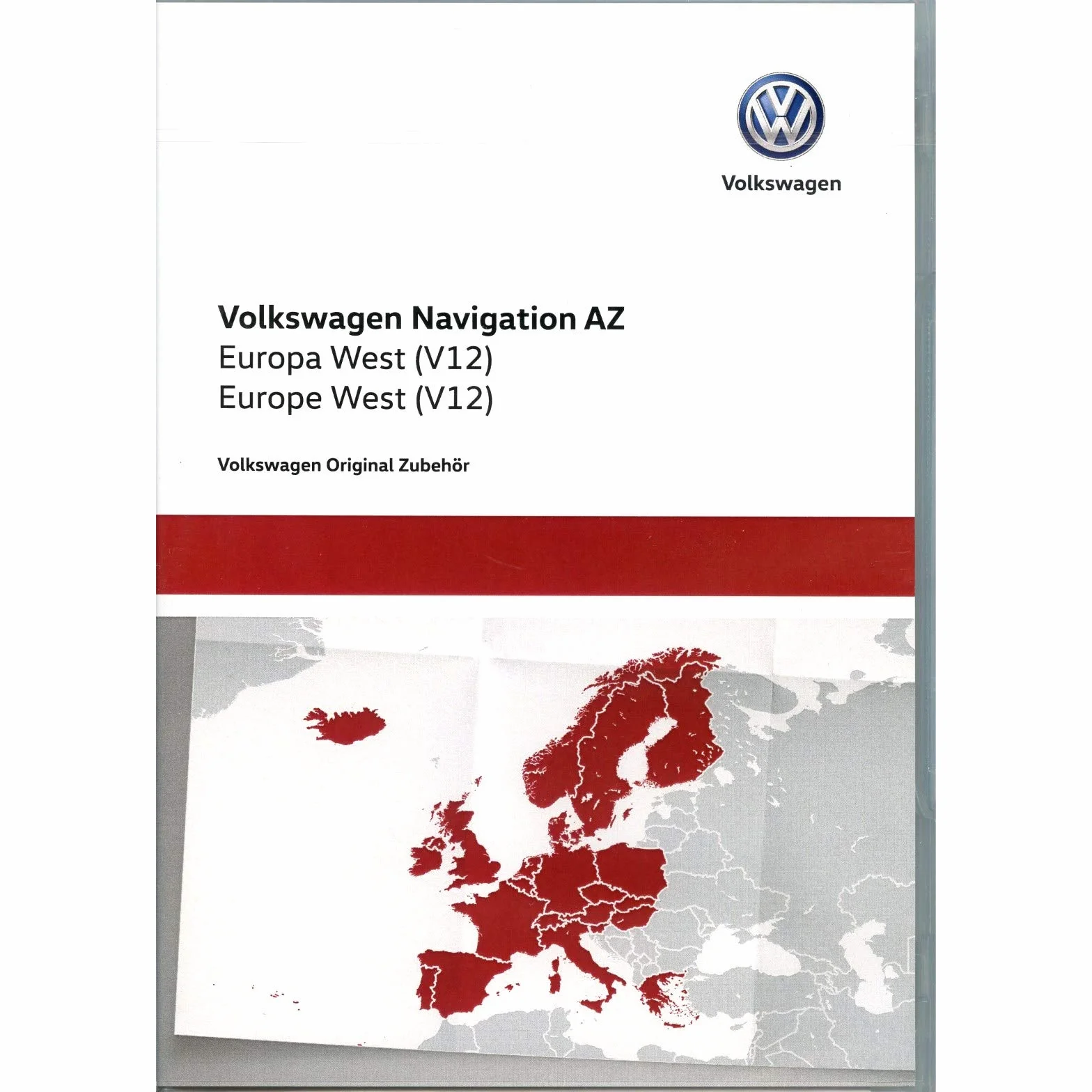 Volkswagen 3AA051866BE - Scheda di navigazione originale VW SD V12 Europa West RNS 315, per navigatore satellitare