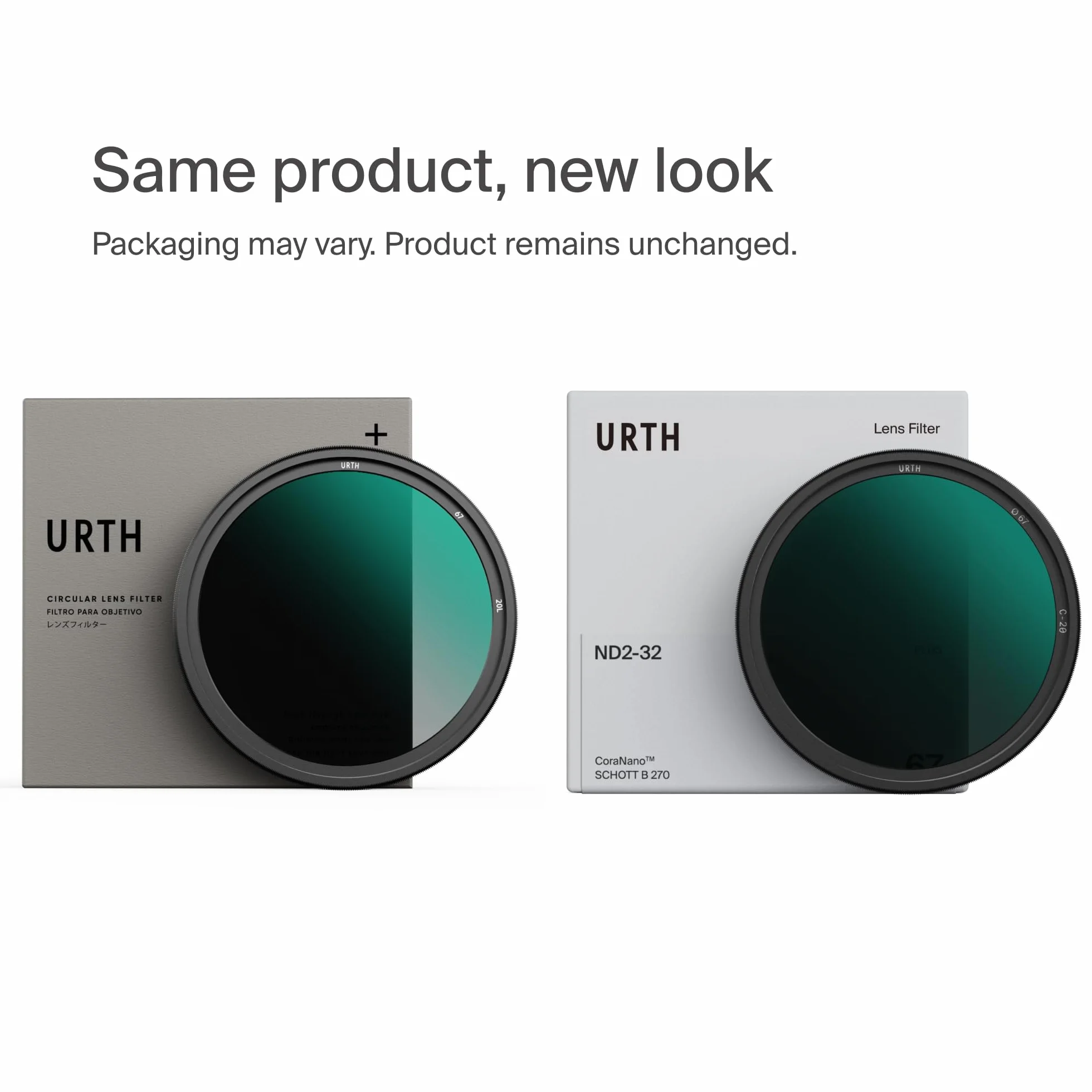 Urth 82 mm Filtro ND Variabile ND2-32 per Obiettivo (Plus) - 1-5 Stop, Nano Rivestimento 20 Strati, HD Densità Neutra per Eccezionale Chiarezza e Fedeltà Cromatica