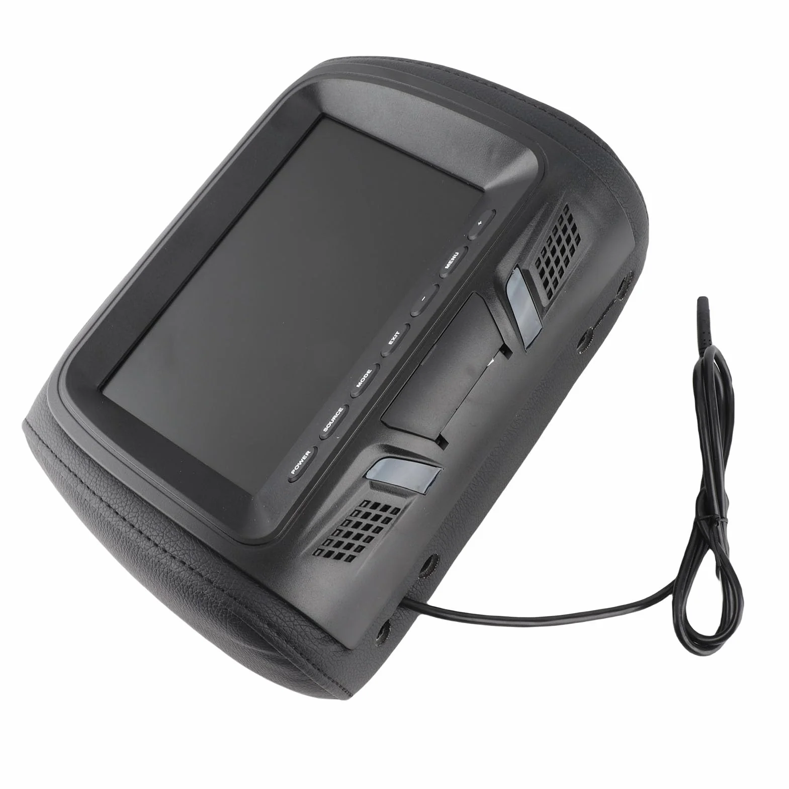 Yctze 7in 1024 x 600 Lettore DVD poggiatesta Auto, Schienale del sedile Lettore multimediale MP5 Monitor poggiatesta LCD RGB Supporto amplificatore USB Bluetooth