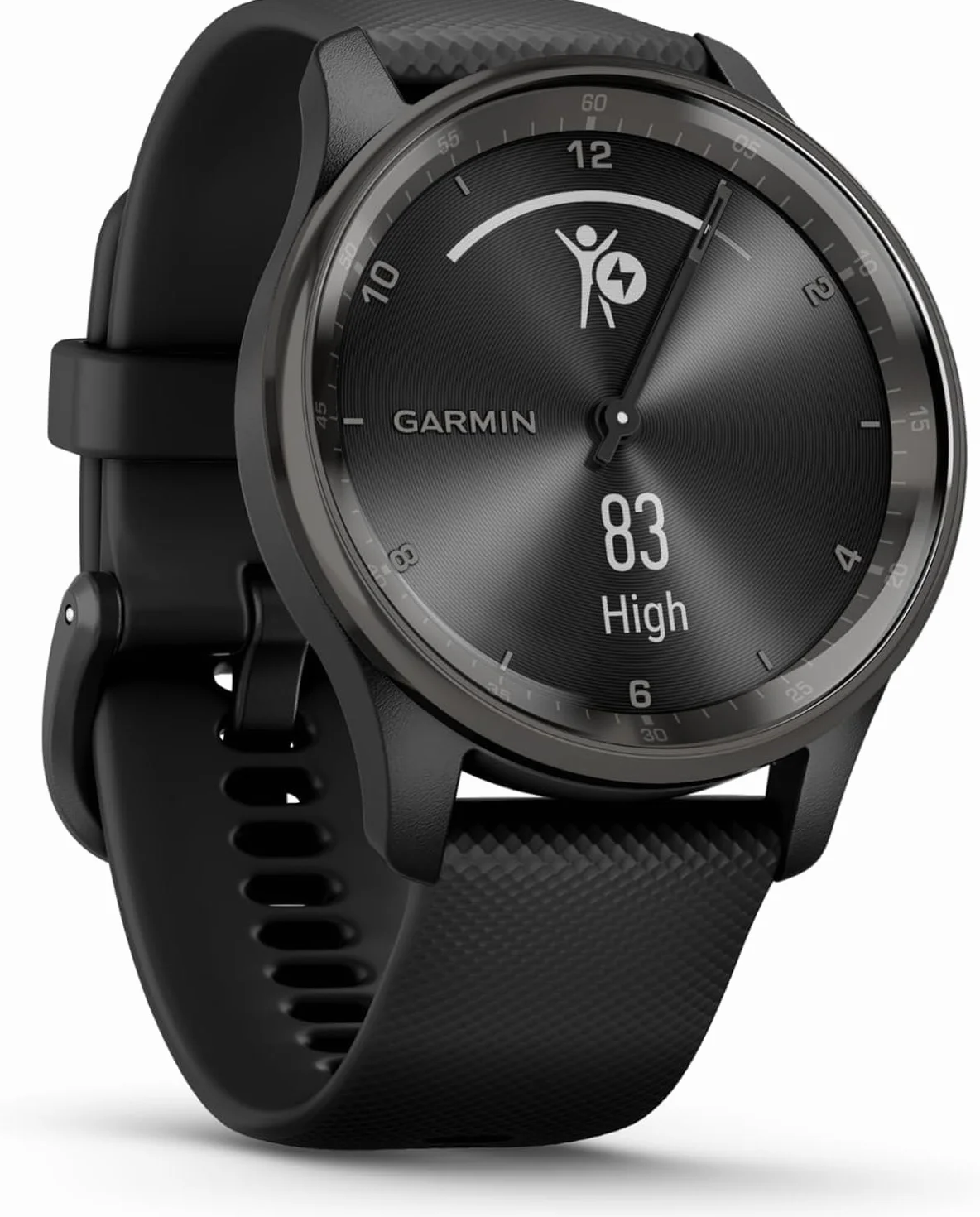 Garmin vívomove Trend, Smartwatch, Cassa 40mm, Touchscreen LCD e Lancette, Notifiche, SMS emergenza, Cardio, SpO2, GPS connesso, Monitoraggio 24/7, Sleep Score (Peach Gold & White) (Ricondizionato)
