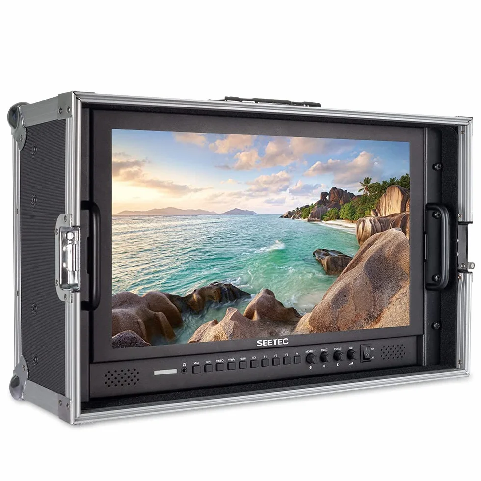 P173-9HSD-CO 17,3 pollici Carry on Broadcast Production Director Monitor con ingresso e uscita 3G-SDI HDMI YPbPr Design in alluminio Full HD 1920 × 1080