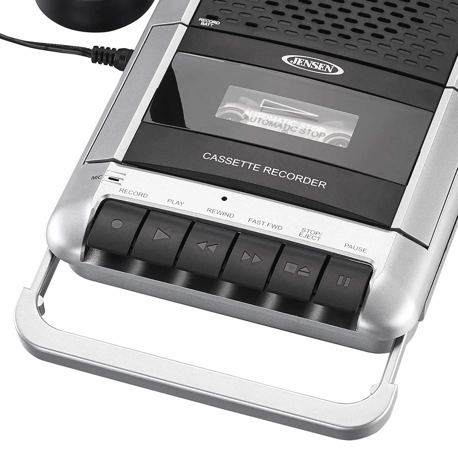 Lettore e registratore portatile leggero con microfono incorporato
