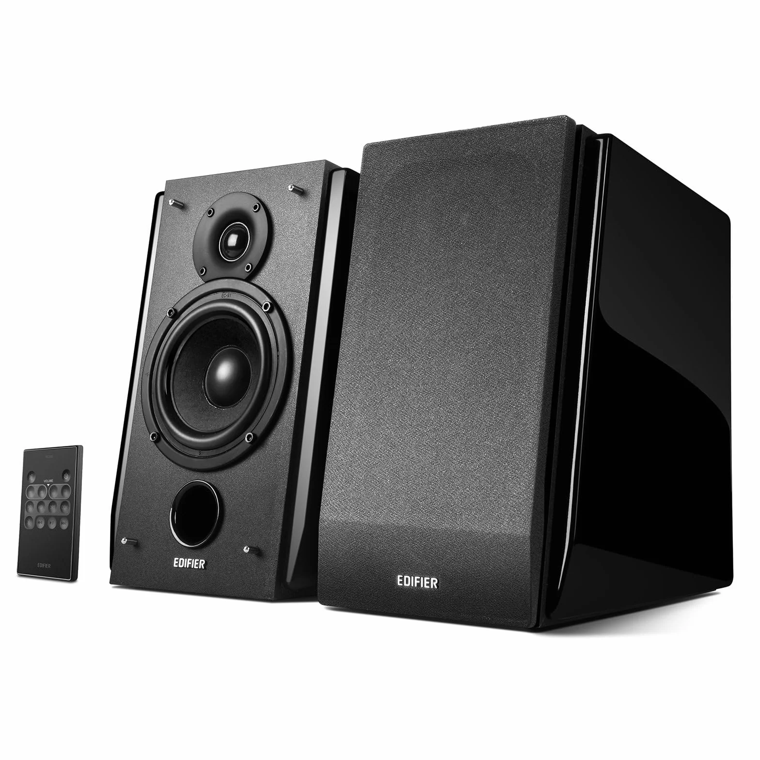 Edifier R1850DB Diffusori da Scaffale Attivi con Ingresso Bluetooth e Ottico - Monitor da Studio 2.0 - Amplificatore integrato con Linea Subwoofer Out