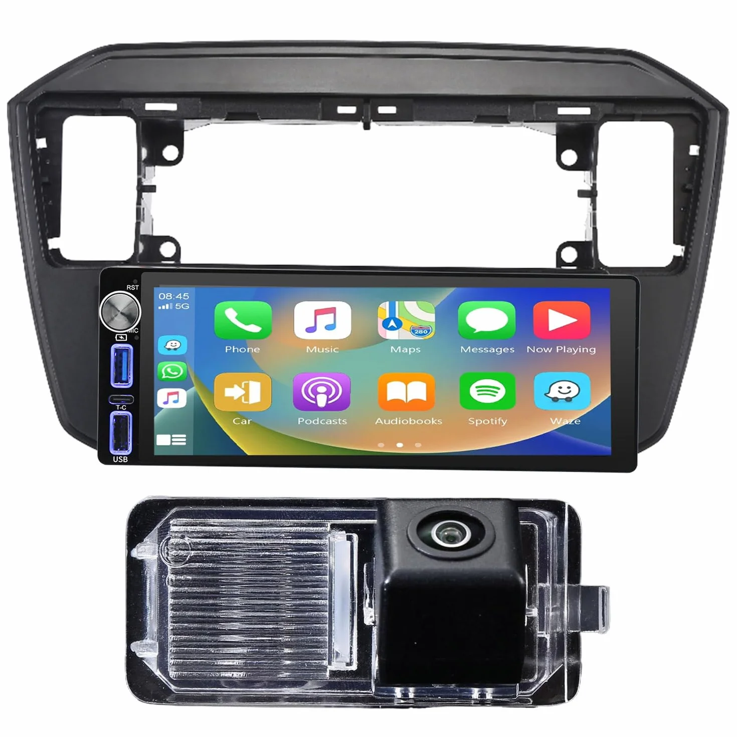 Navigatore Android Auto GPS Radio Navigator Carplay Fit for VW UP! e-up! e-Load Up 121 122 123 BL1 BL2 BL3/Skoda citigo E-Citigo/Seat MII E-MII KE KF/Seat lbiza DSP BT Pip DVR SWC DAB+Auto Fotocamera