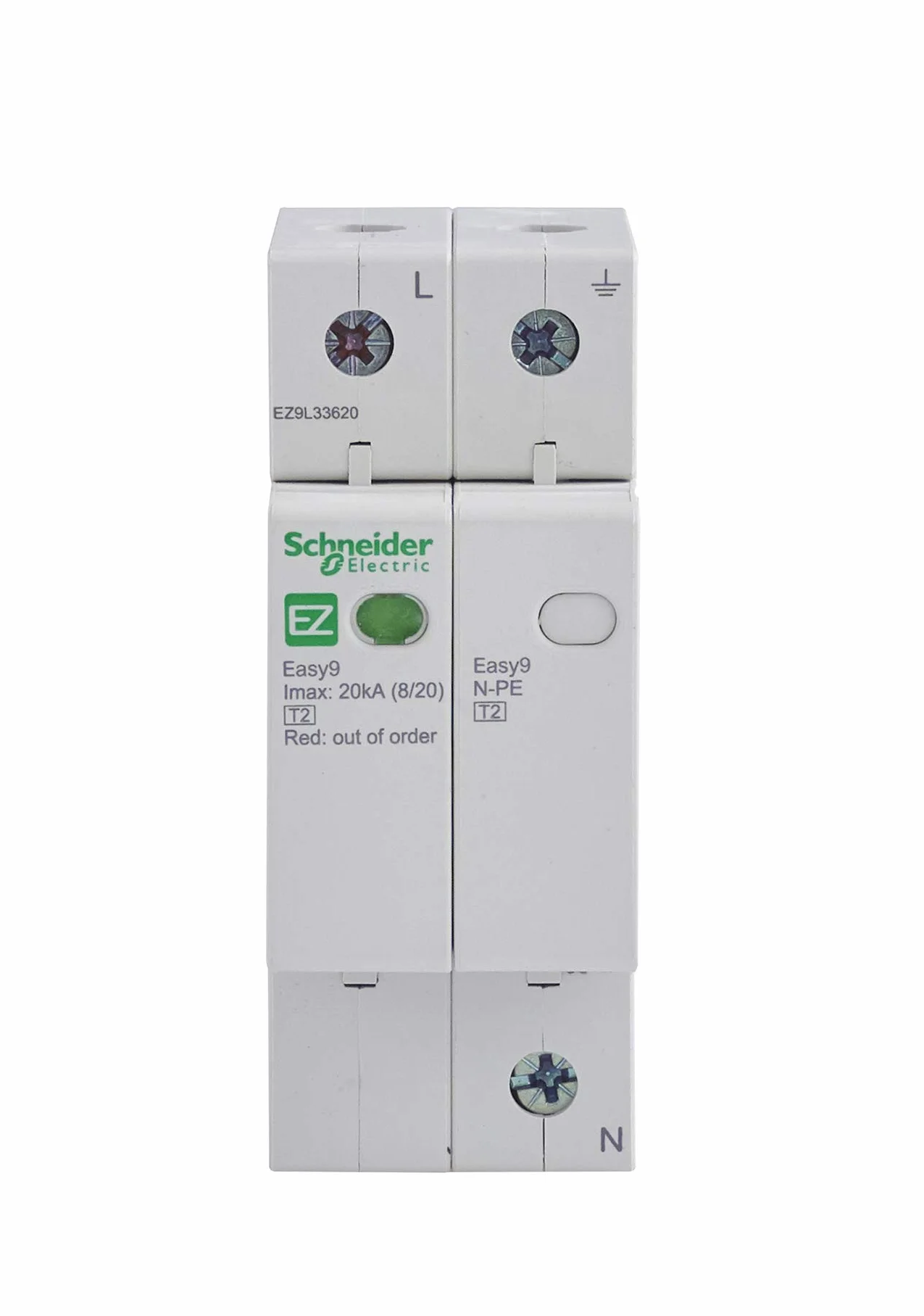 Schneider EZ9L33620 EASY9 parafulmini 1p-n 20 KA
