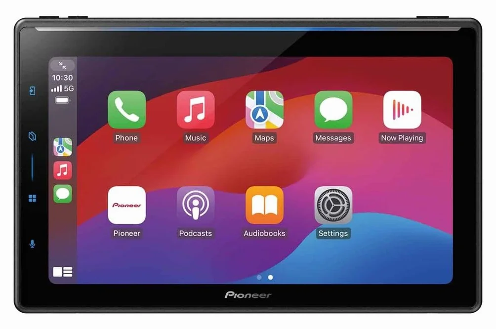 Pioneer SPH-EVO107DAB-UNI - media center e sistema navigazione 1-DIN, pannello touch da 10,1", con Wi-Fi, Bluetooth, Apple CarPlay, Android Auto e DAB+, equalizzatore grafico a 13 bande