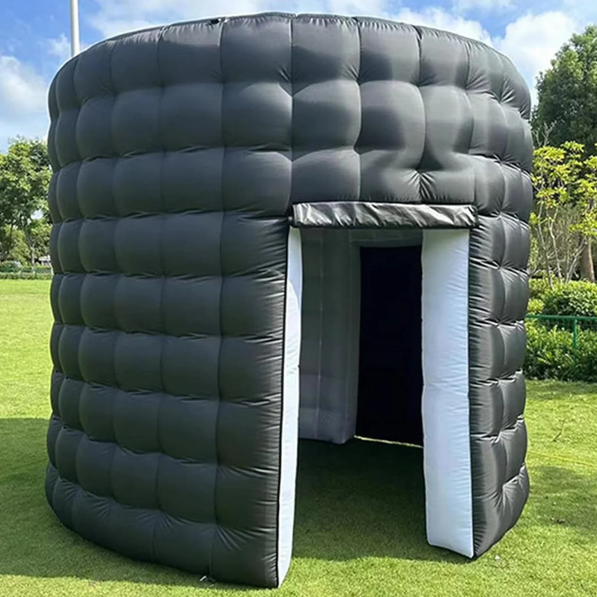 Foto Gonfiabile Rotante a 360° Booth, 10 Piedi Rotondo Gonfiabile LED 360 Photo Booth Enclosure con Soffiatore, 16 Colori Portatile Photo Booth Tenda per Feste di Matrimonio Evento dal Vivo