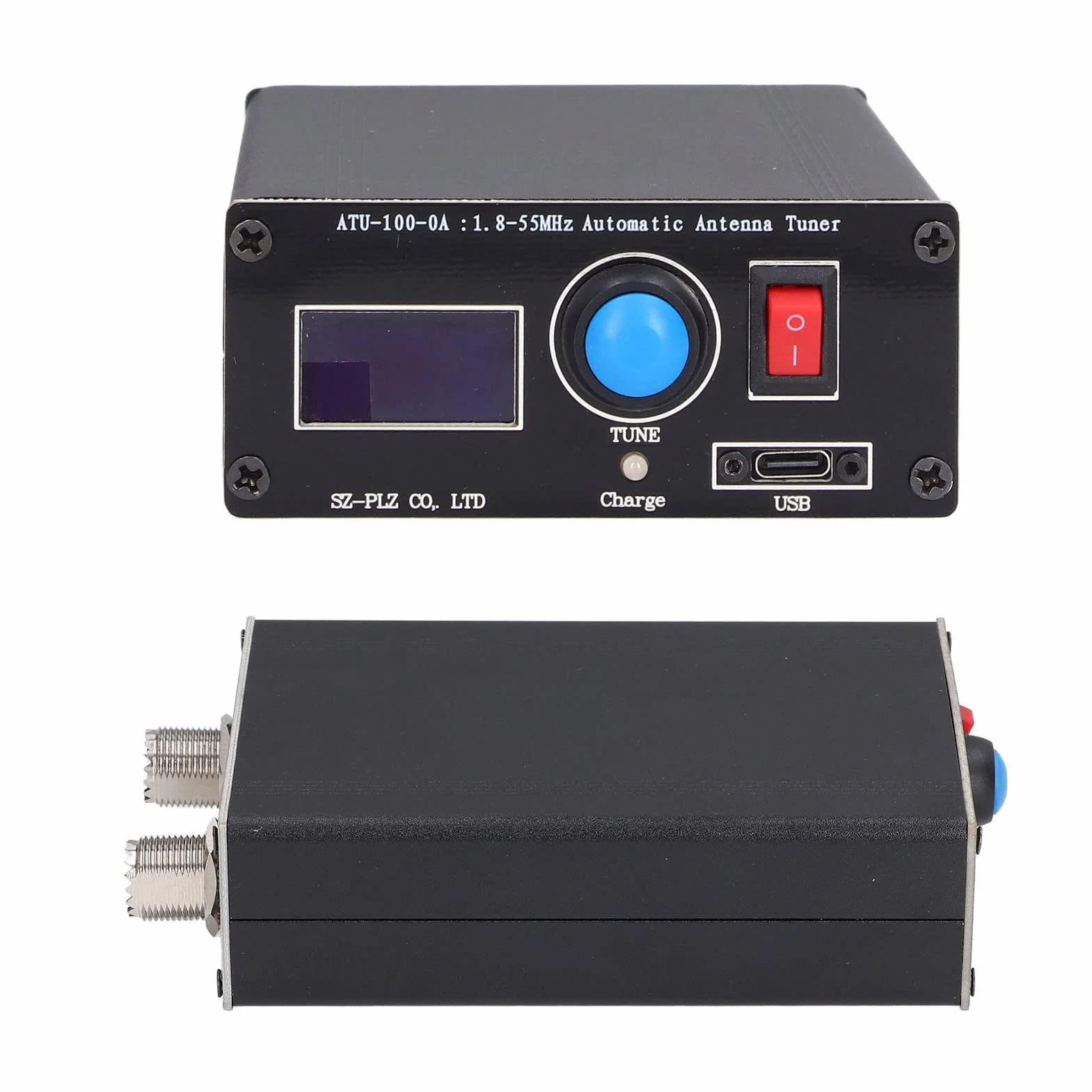 ATU‑100 Mini Sintonizzatore D'antenna Automatico Display 0,96 Pollici USB 1,8‑55 Mhz