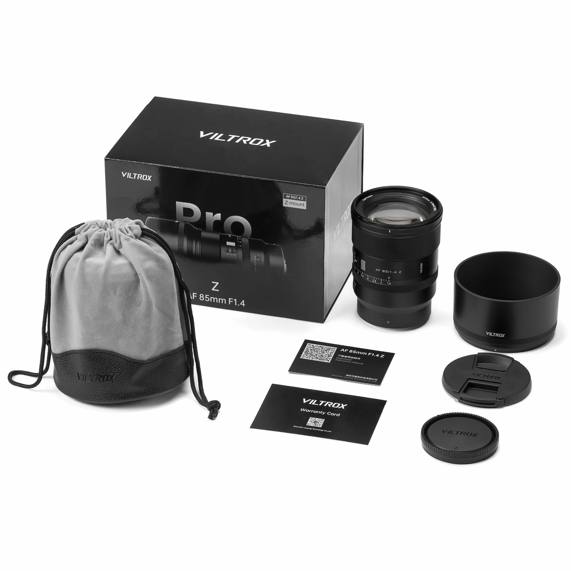 VILTROX 85mm f1.4 Pro Z,Obiettivo Autofocus Full Frame 85mm f/1.4 per Attacco Nikon Z, Compatibile con Nikon Z5 II Z6 II Z7 II Z8 Z9 Zf Z6 III Z7 Z50 Z50 II Z30