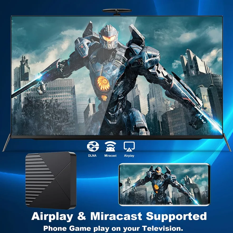 BOXPUT R5 scatola Android con 4 GB RAM e 64 GB ROM, scatola TV Android 13.0, chip RK3528/WiFi6/BT5.0, 8K decodifica 3D HDR10 ad alta definizione video smart TV box, con isolamento a infrarossi