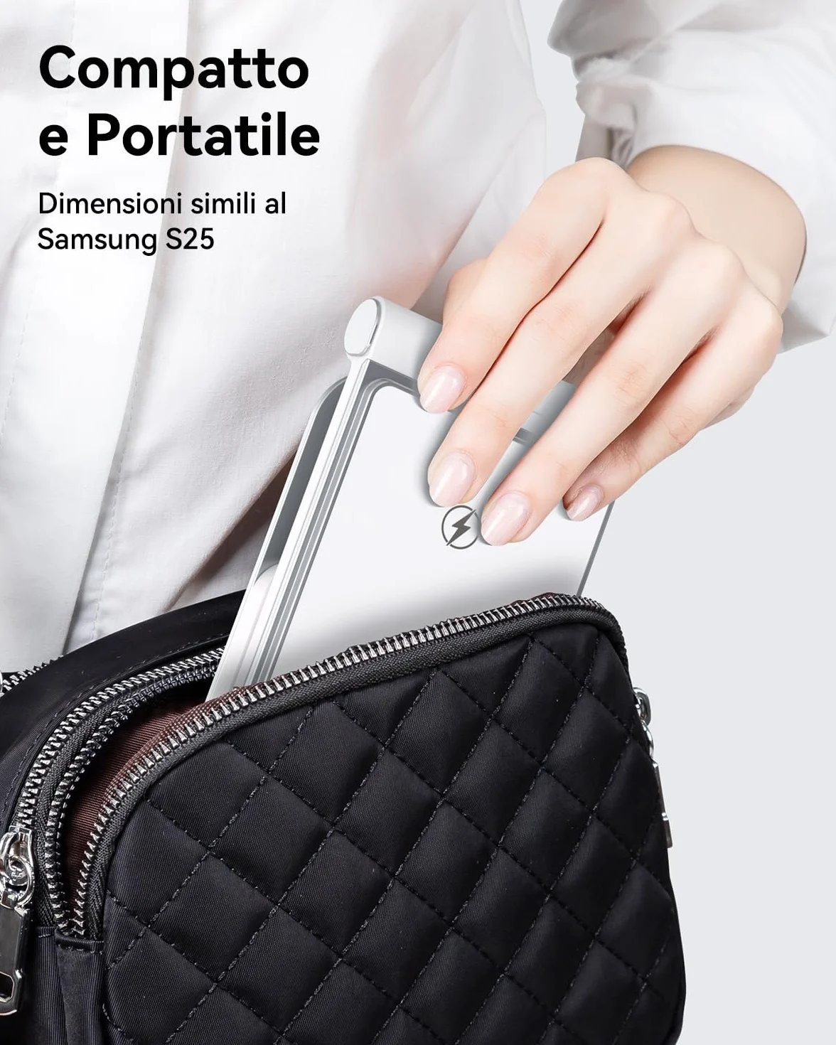 Caricatore Wireless 3 in 1 Ricarica per Samsung Galaxy S26/S25/S24/S23/S22/S21/S20 Series, Z Flip/Z Fold 7/6/5/4/3, Pieghevole per Galaxy Watch 8/Classic/Ultra/7/6/5/Pro/4, per Galaxy Buds 20W