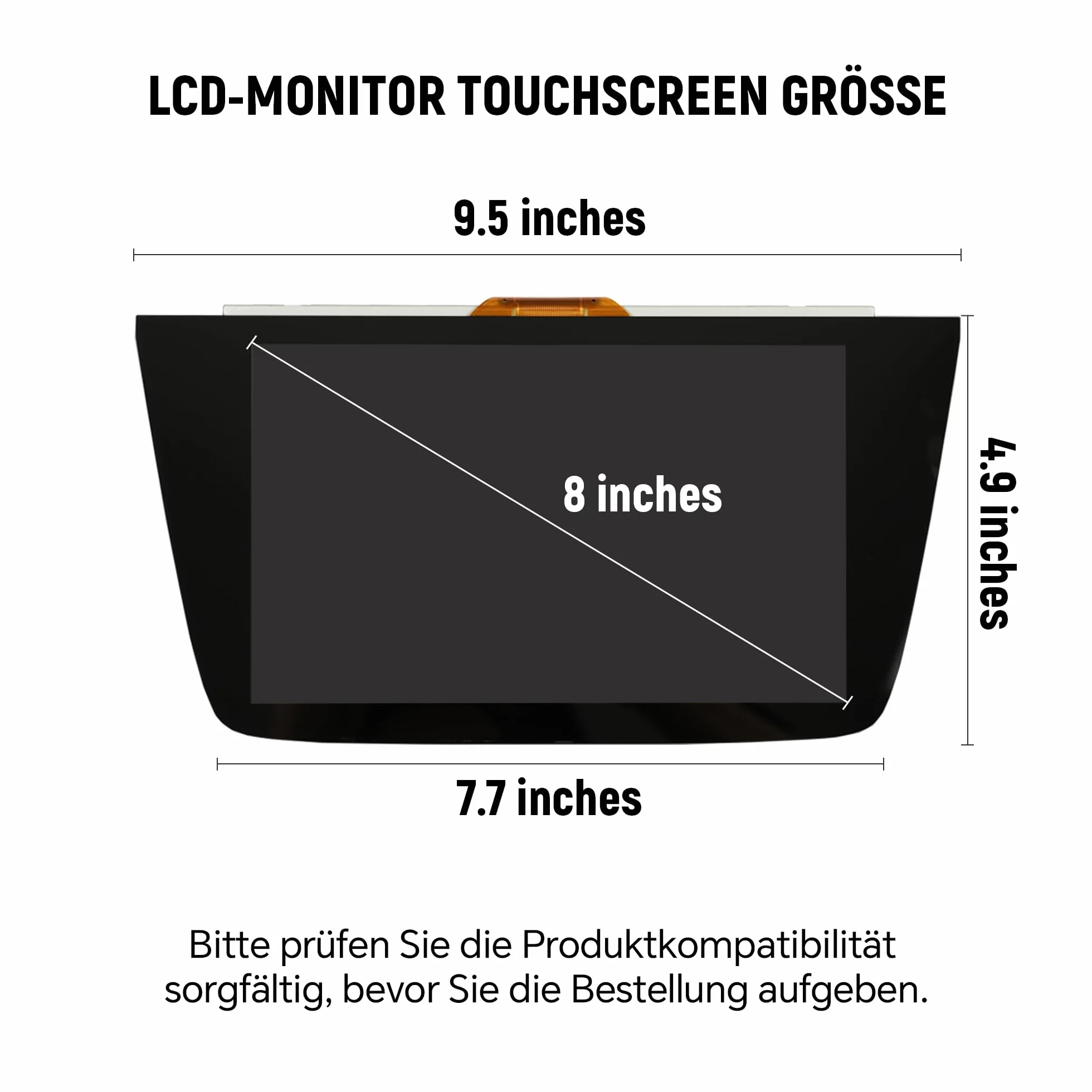 Display LCD Touch Screen per Opel Astra k Vauxhall Navi 900 Monitor GPS Navigation Digitalizzatore con telaio Auto LQ080Y5DZ06 LQ080Y5DZ10