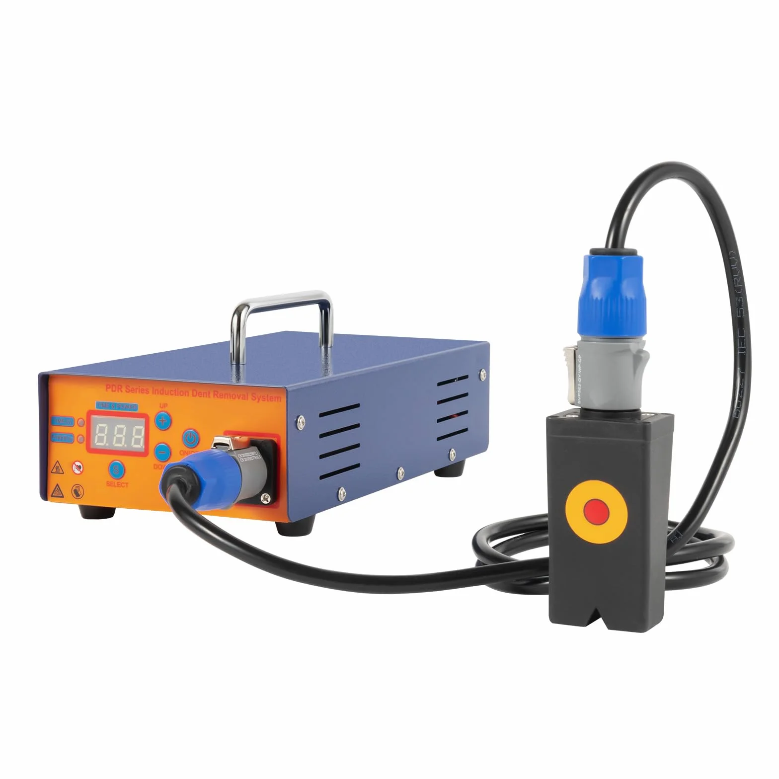 Kit di riparazione per ammaccature senza verniciatura per auto, dispositivo di riscaldamento ad induzione, strumento di riparazione per ammaccature, macchina per riscaldamento ad induzione, set di