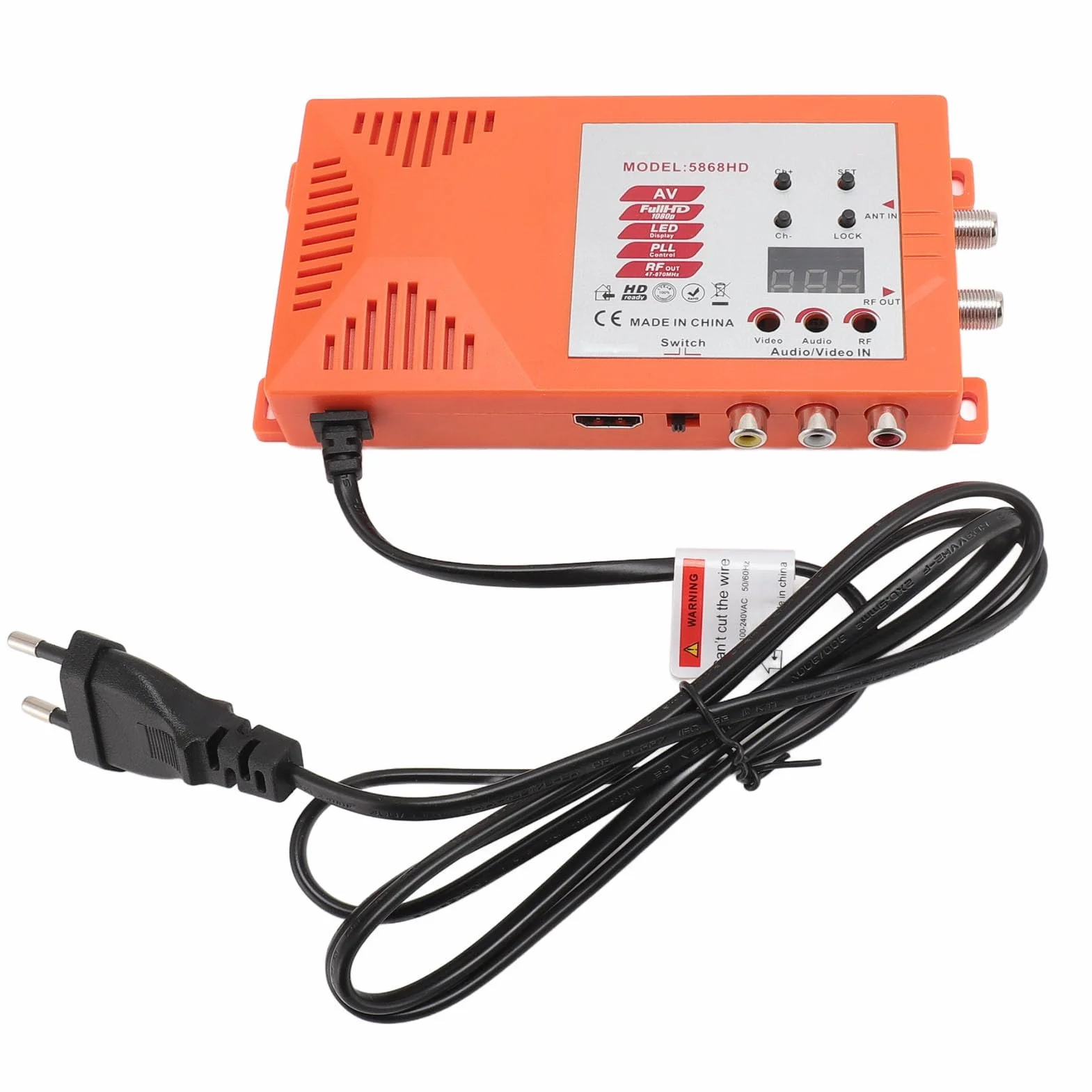 Interfaccia Multimediale HD Modulatore RF Plug and Play 100-240 V NTSC PAL Commutatore Canale Console Gioco