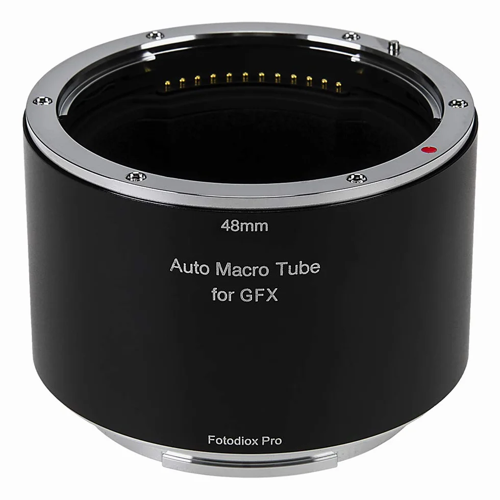 Fotodiox Prolunga professionale per macro automatica, sezione 48 mm, compatibile con fotocamere Fujifilm GFX G-Mount per fotografie ravvicinate estreme