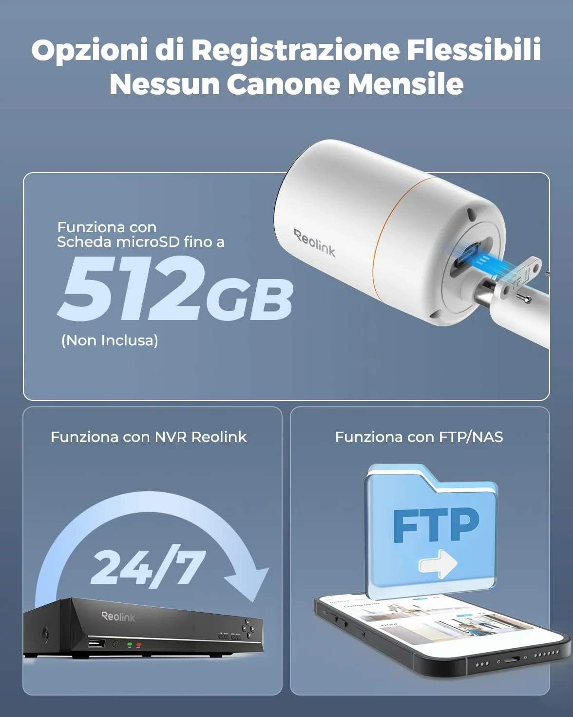 Reolink PoE 12MP Telecamera Esterno, Rilevamento di Uomo/Veicolo/Animale, Visione Notturna a Colori, Audio Bidirezionale, Avvisi Intelligenti, Time-Lapse, Slot per Scheda microSD, RLC-1212A