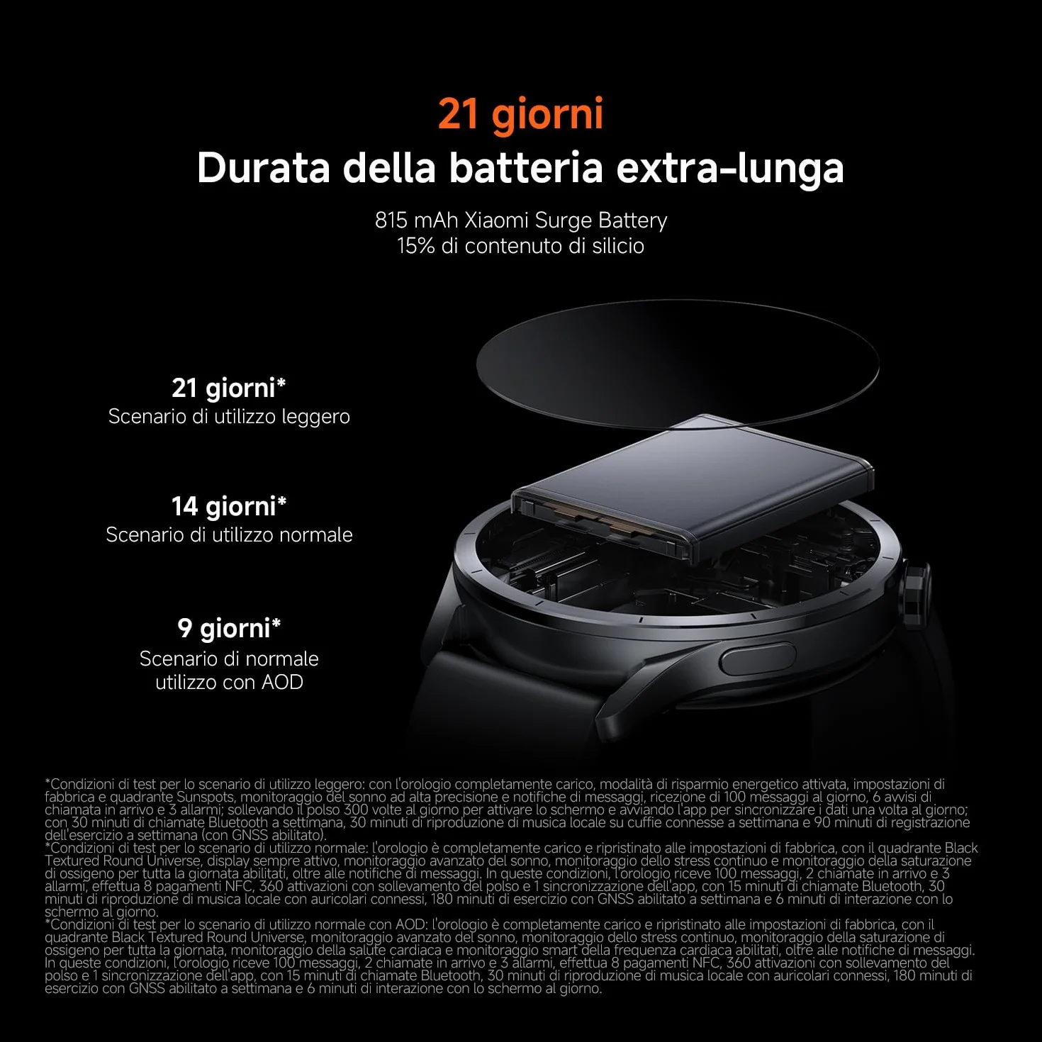 XIAOMI Watch S5 46 mm, Smartwatch per Uomo/Donna, AMOLED da 1,48", Fitness Tracker con Monitoraggio del Sonno, 21 Giorni, 150+ Modalità Sportive, GPS Dual-Band, NFC, Android&iOS, Nero