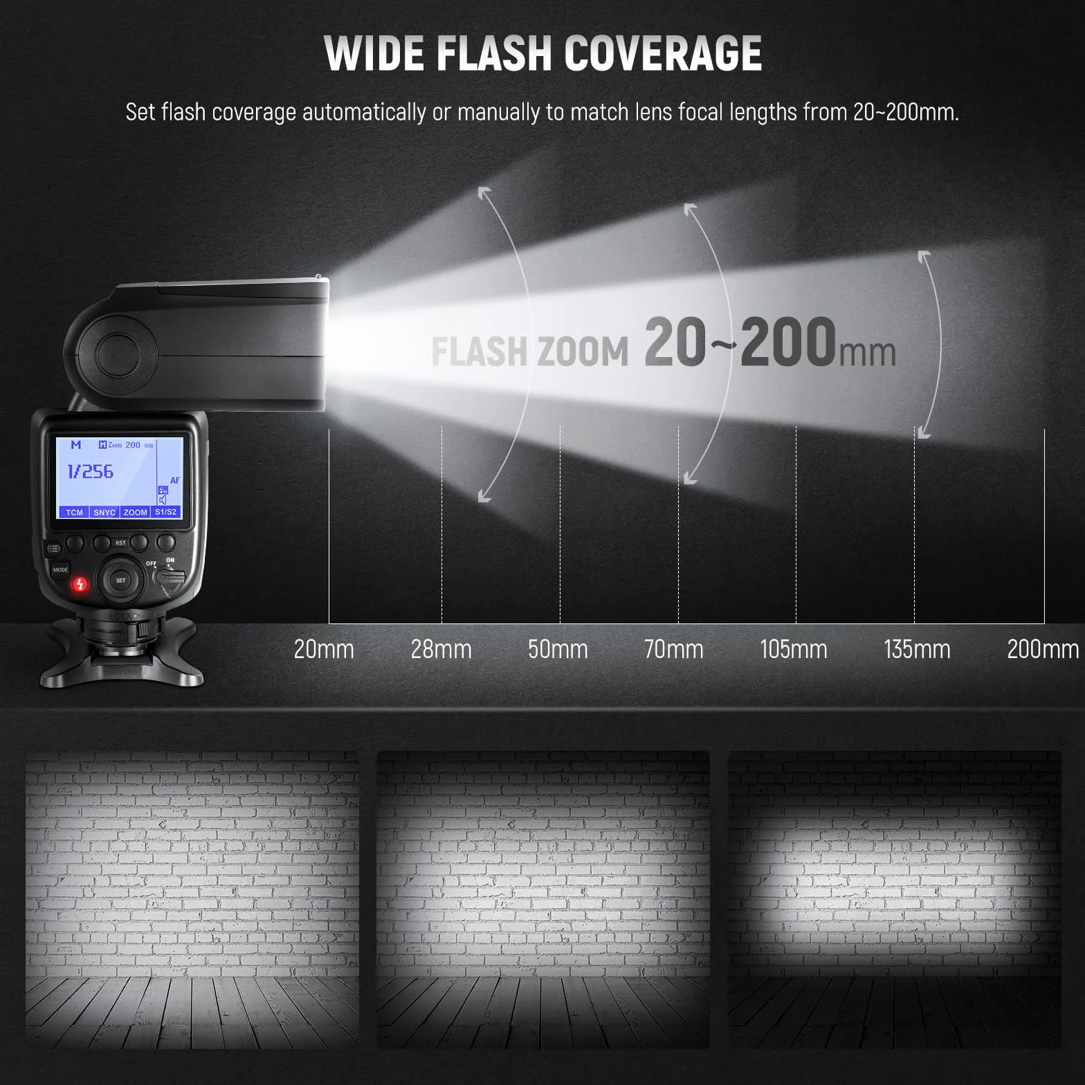NEEWER NW700-C Flash TTL Speedlite Speedlight Compatibile con Canon DSLR GN60 Sincronizzazione Ad Alta Velocità 1/8000s Uscita 1/1-1/256 Funzione TCM 230 Flash Full Power Riciclaggio Veloce 0,1-2,7s