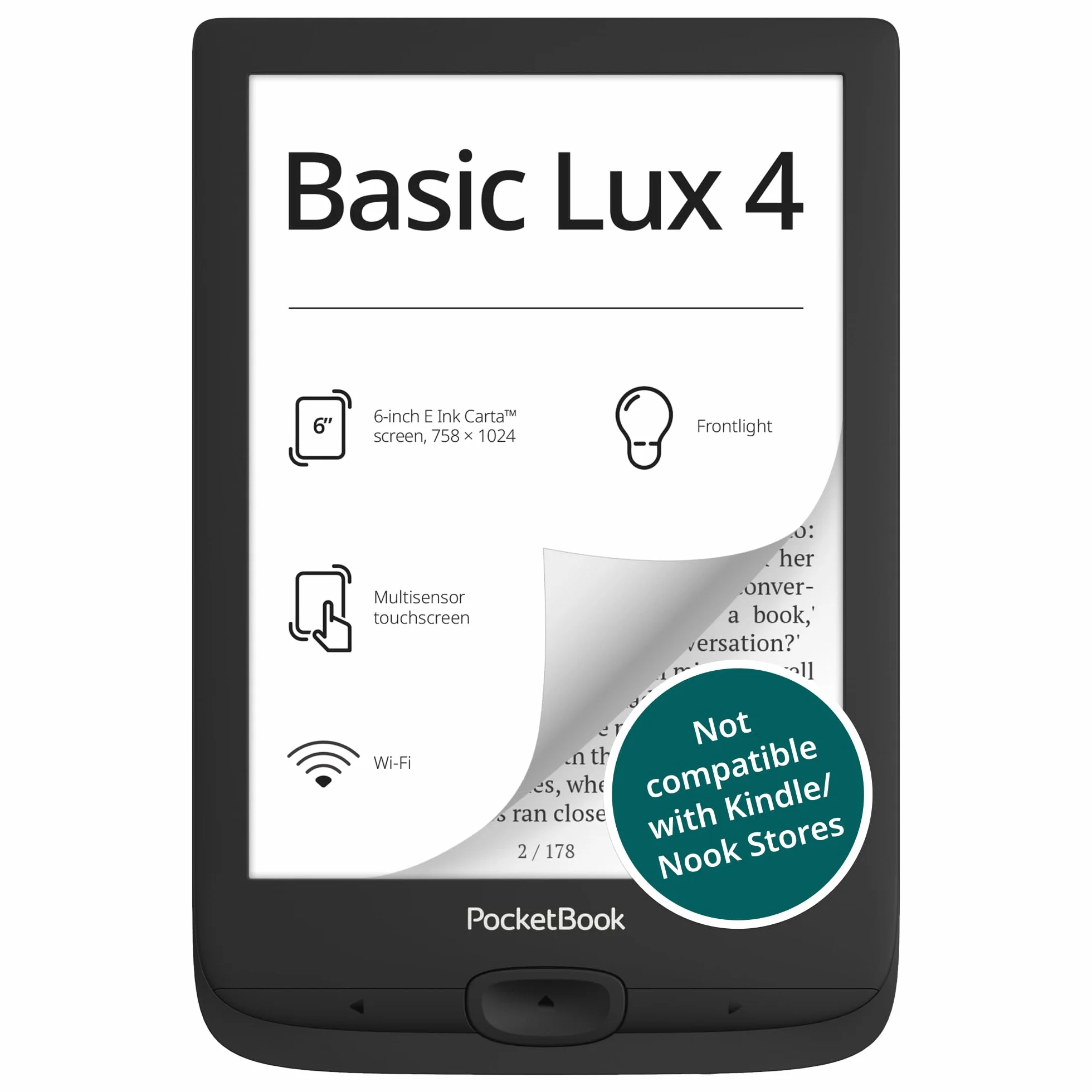 PocketBook eReader - Basic Lux 4