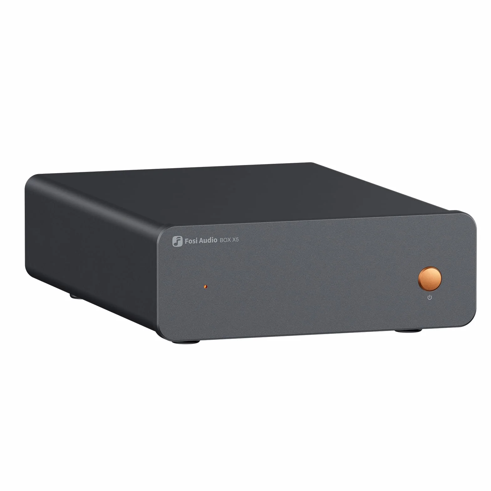 Fosi Audio BOX X5 Preamplificatore Fono, Amplificatore per Giradischi MM e MC, Guadagno Regolabile 38/48/56/66 dB, Uscita RCA
